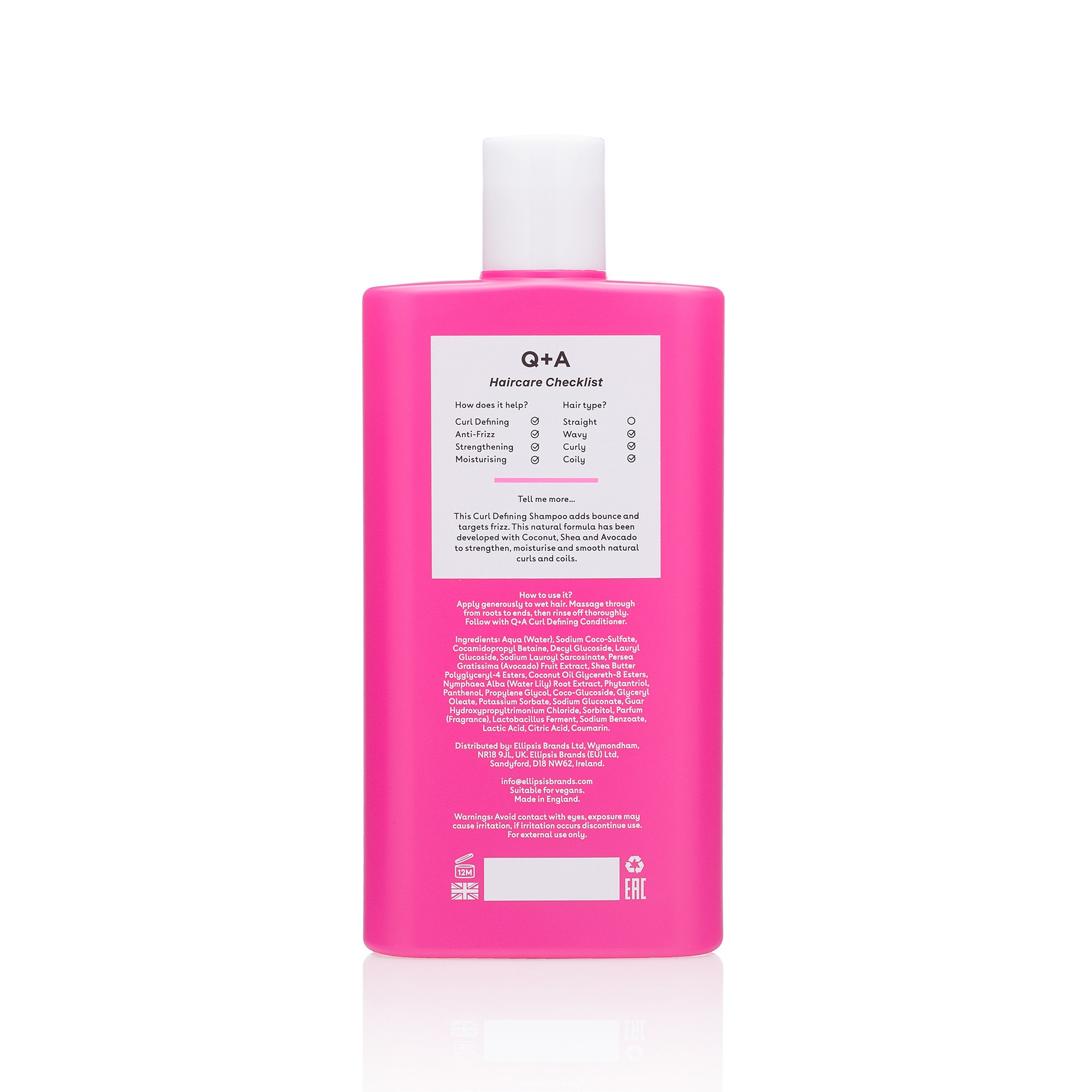 Q+A Curl Defining Shampoo, 250 ml