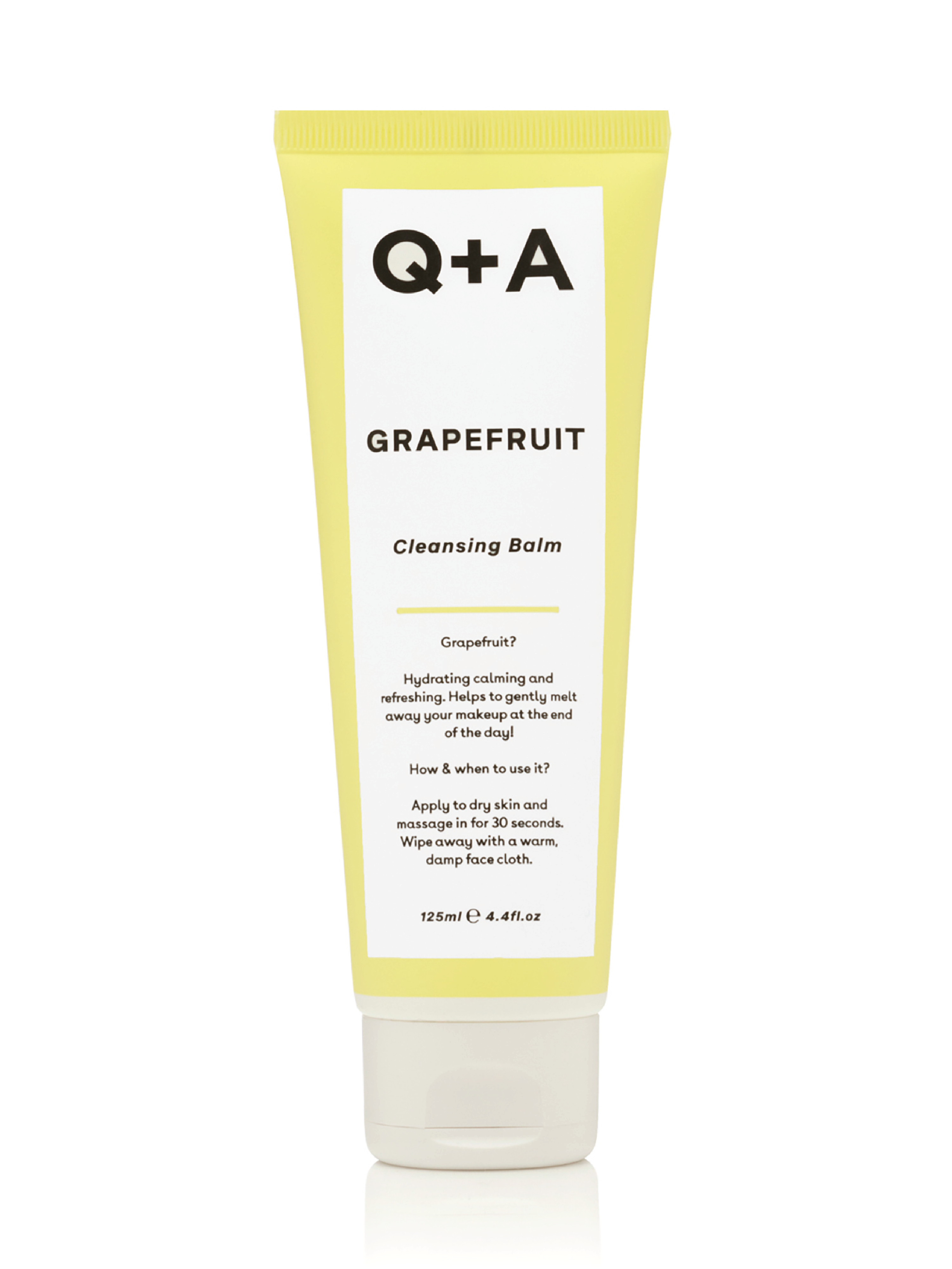 Q+A Grapefruit Cleansing Balm, 125 ml