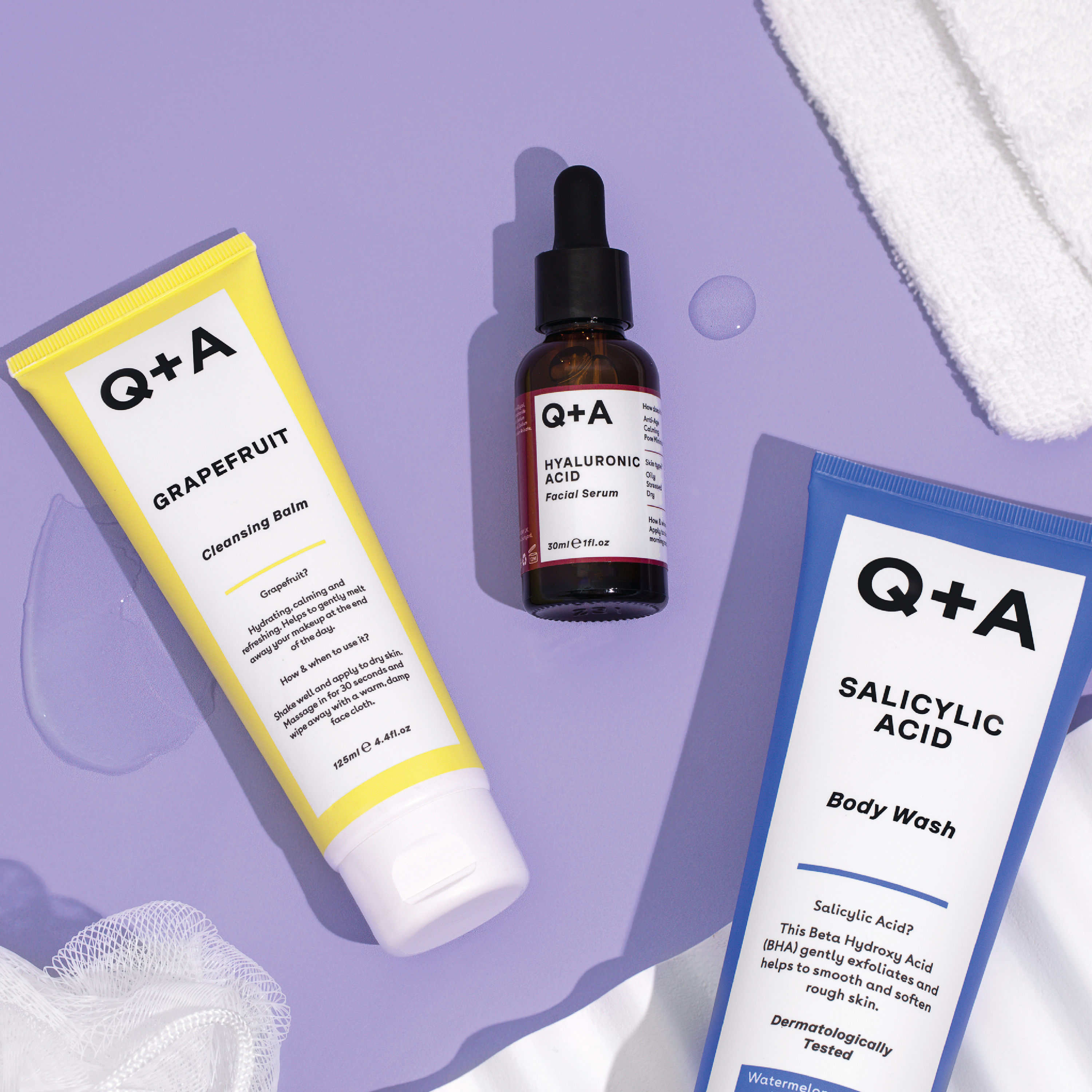 Q+A Grapefruit Cleansing Balm, 125 ml