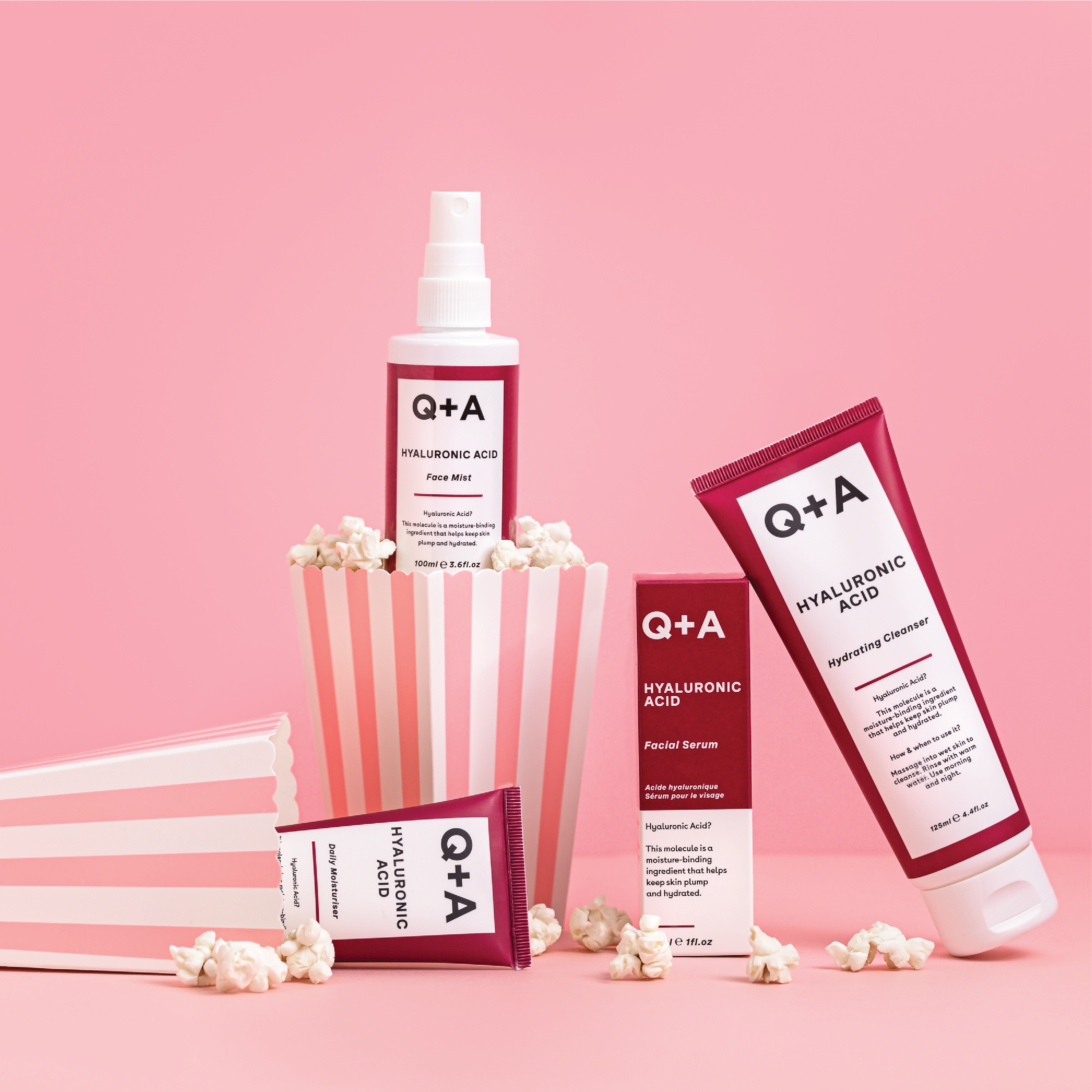 Q+A Hyaluronic Acid Daily Moisturiser, 75 ml