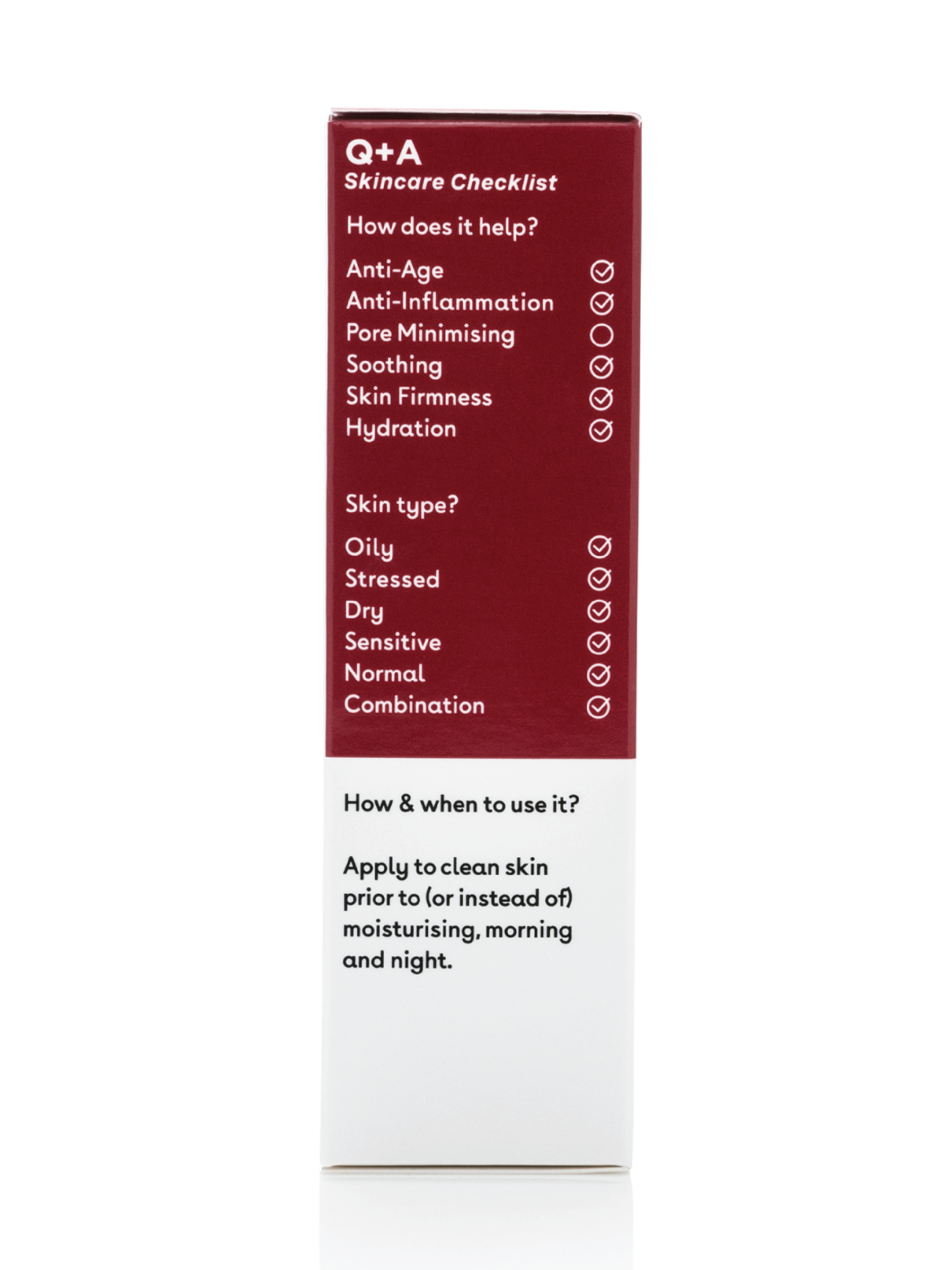 Q+A Hyaluronic Acid Facial Serum, 30 ml