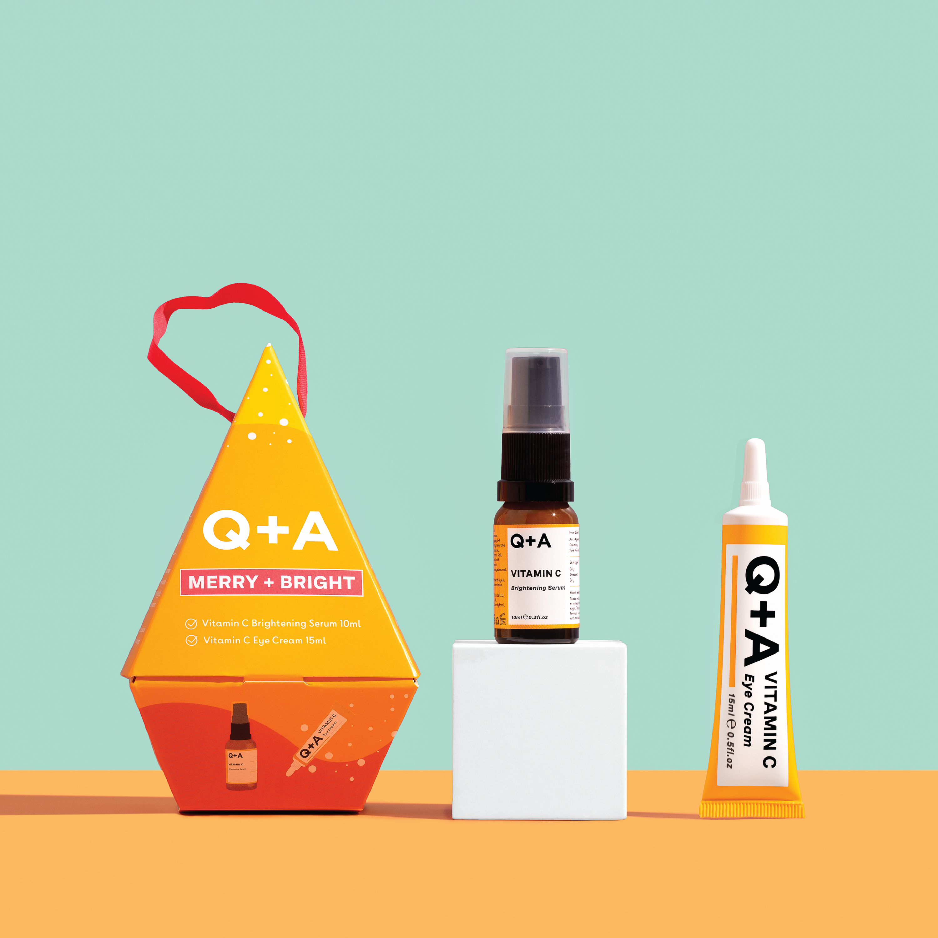 Q+A Merry + Bright Gift Set, 1 sett