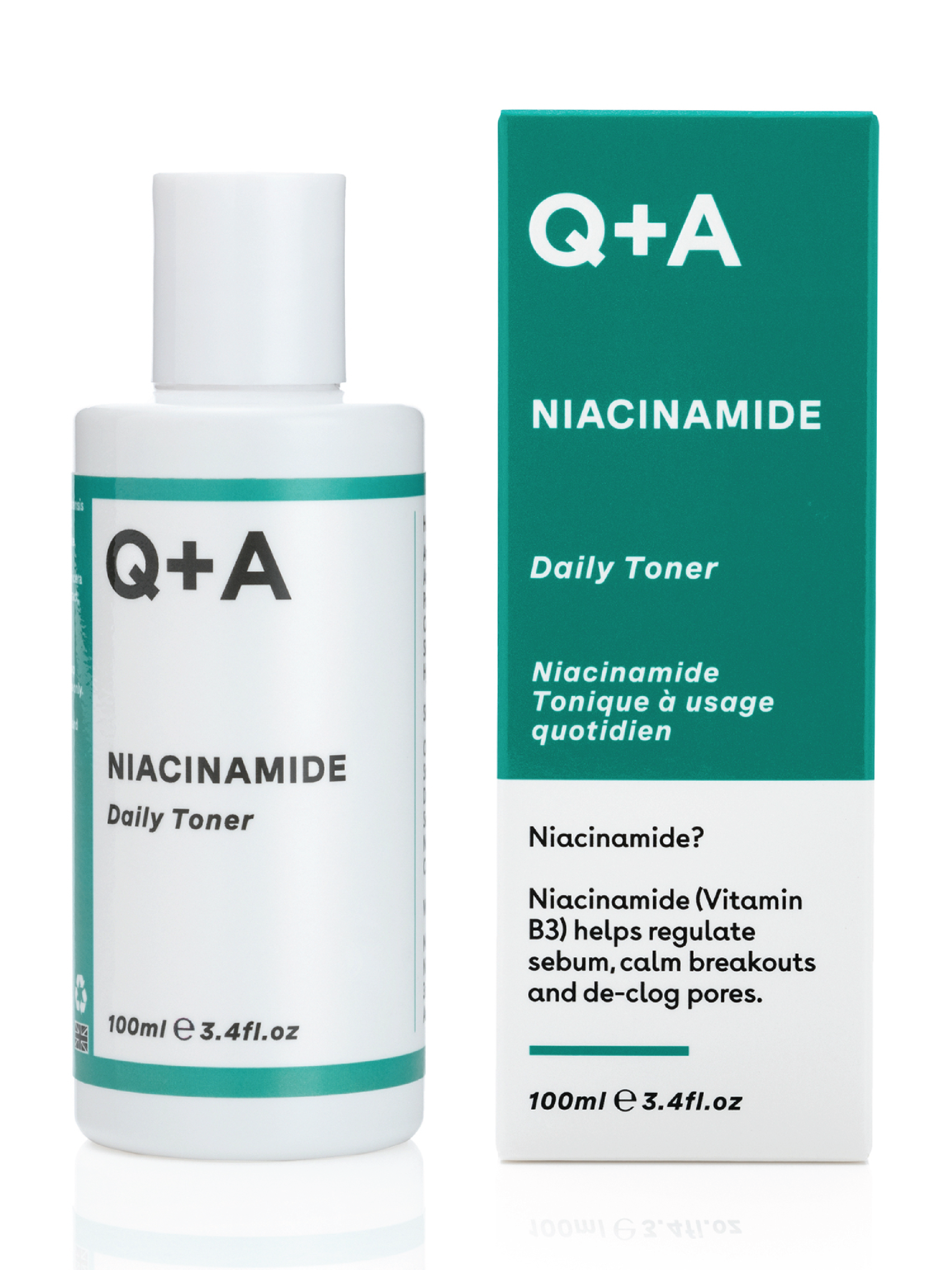 Q+A Niacinamide Daily Toner, 100 ml