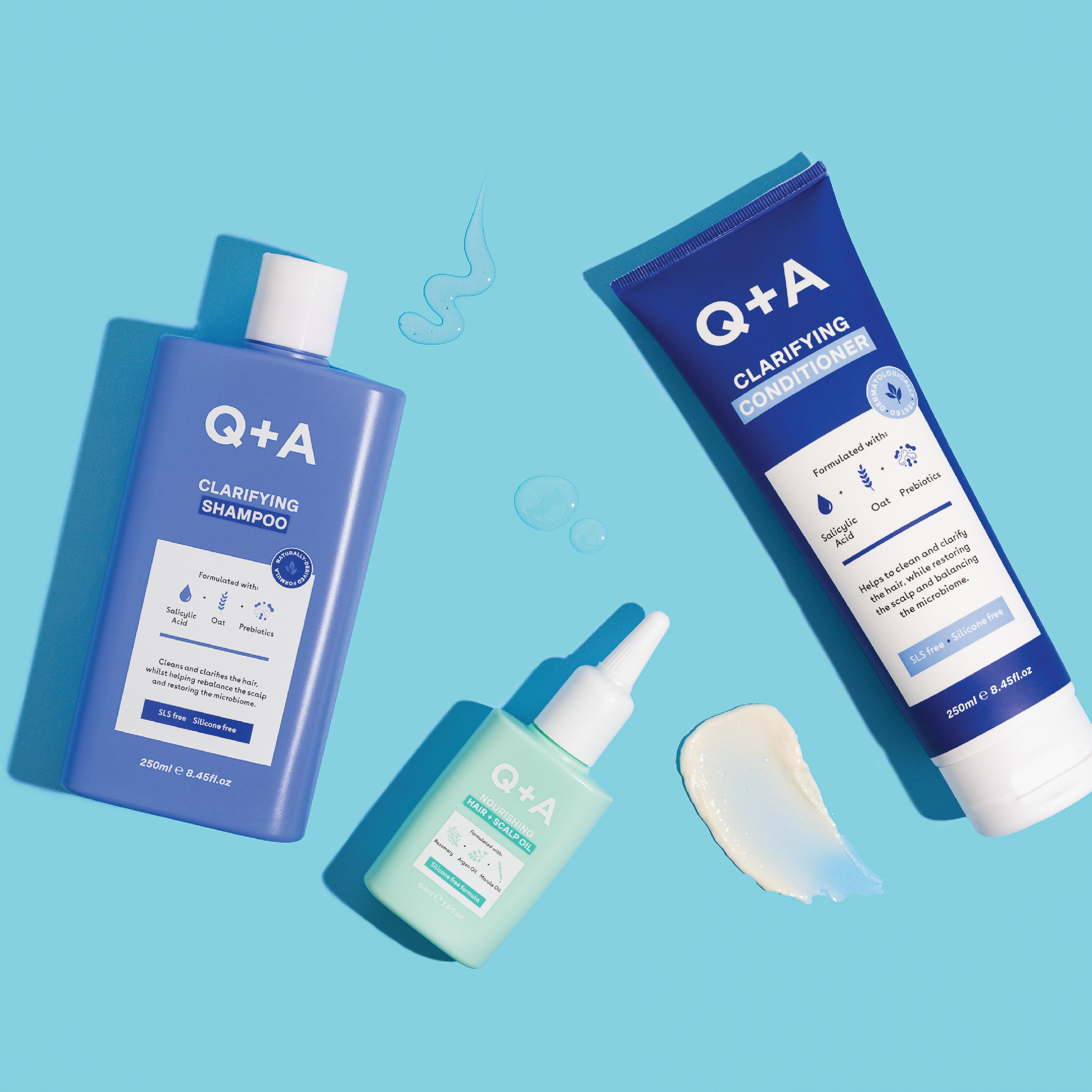 Q+A Nourishing Hair + Scalp Oil, 50 ml