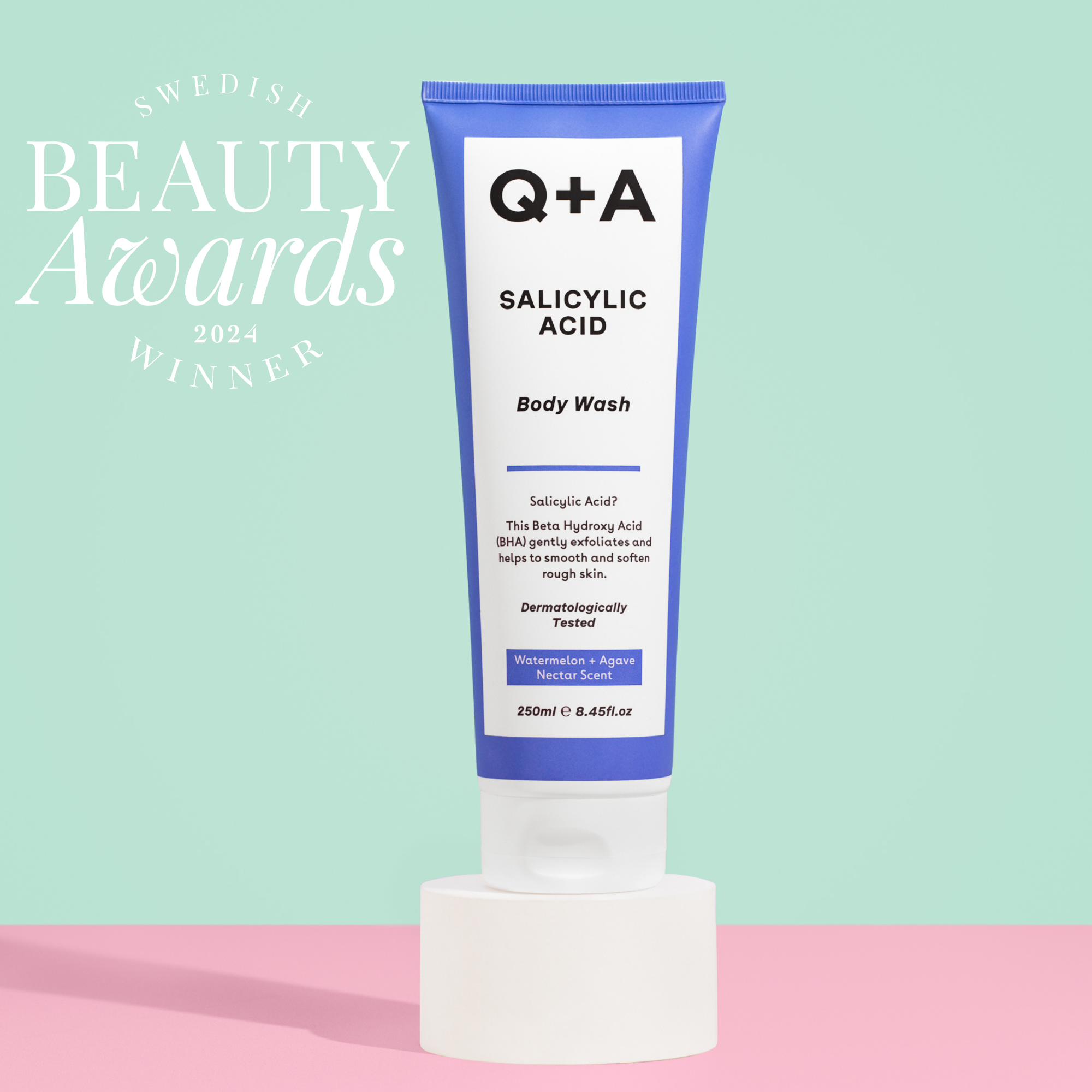 Q+A Salicylic Acid Body Wash, 250 ml