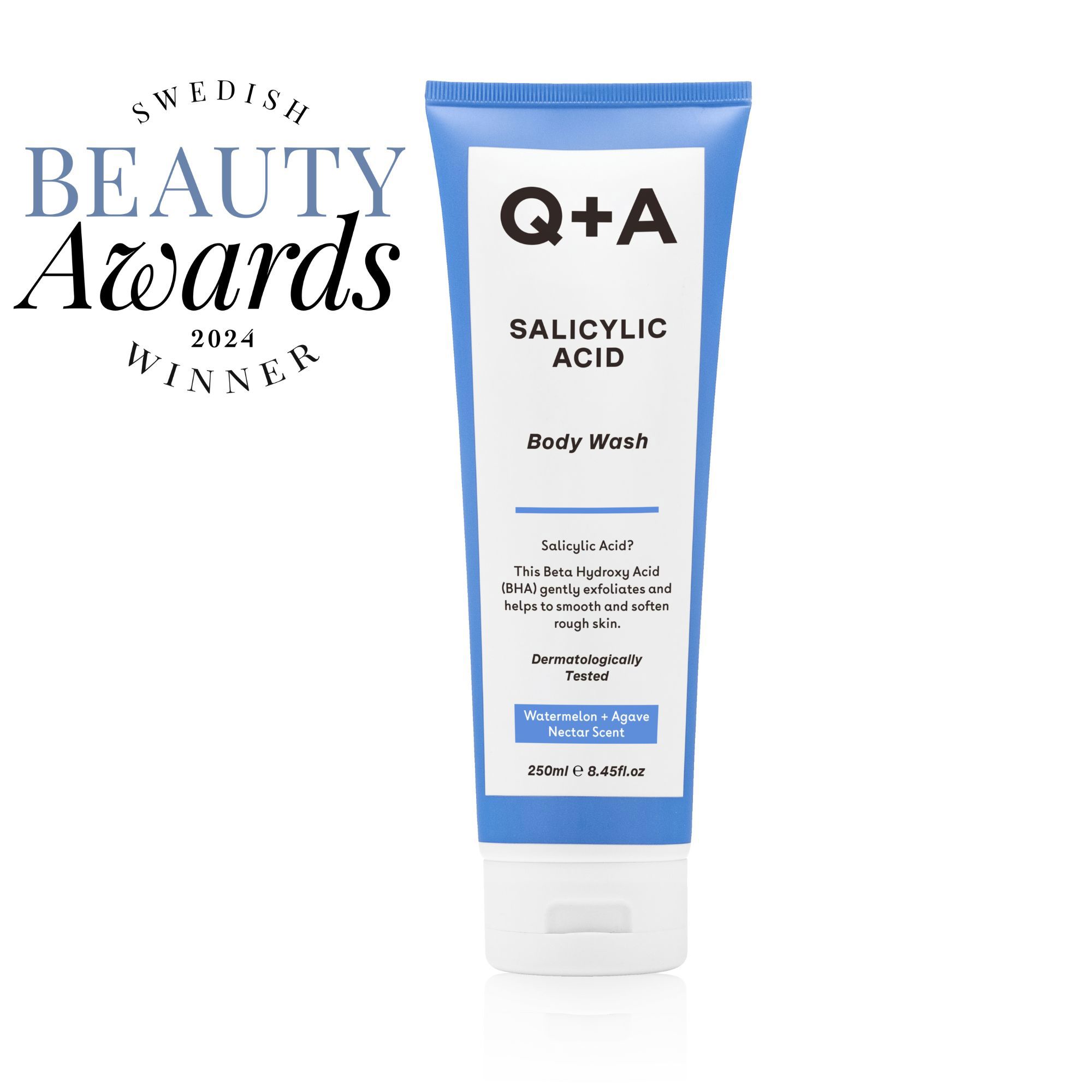 Q+A Salicylic Acid Body Wash, 250 ml