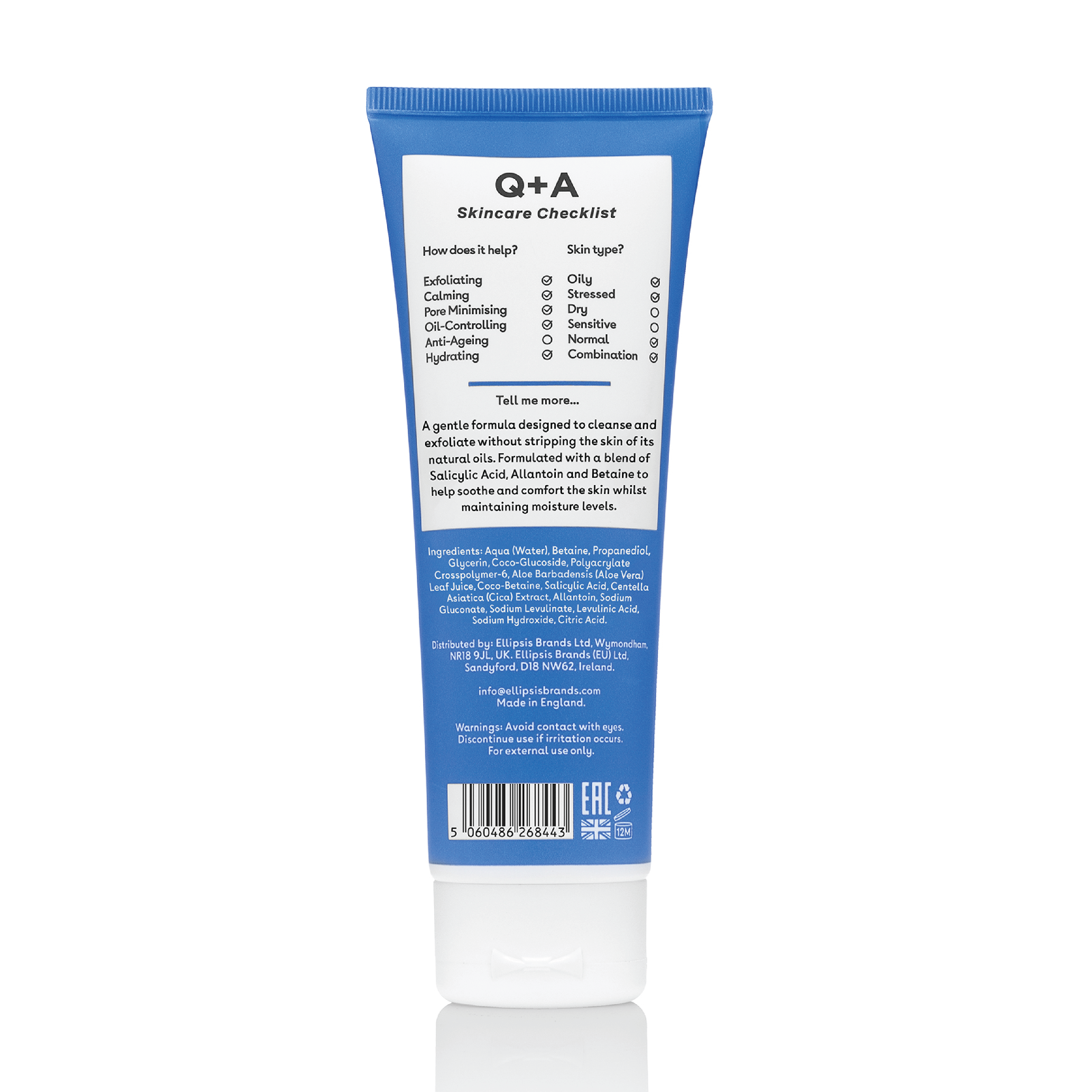 Q+A Salicylic Acid Cleanser, 125 ml