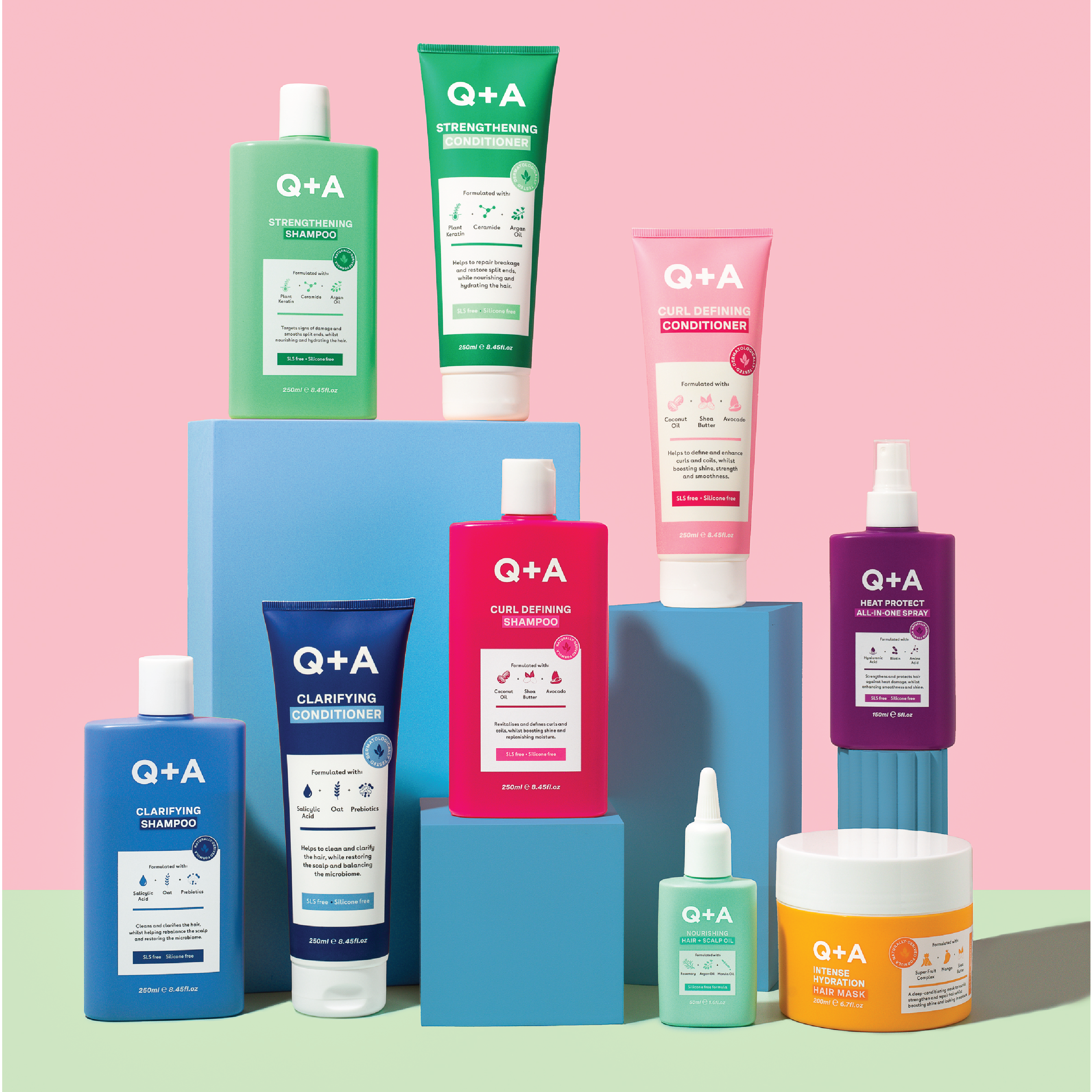 Q+A Strengthening Conditioner, 250 ml