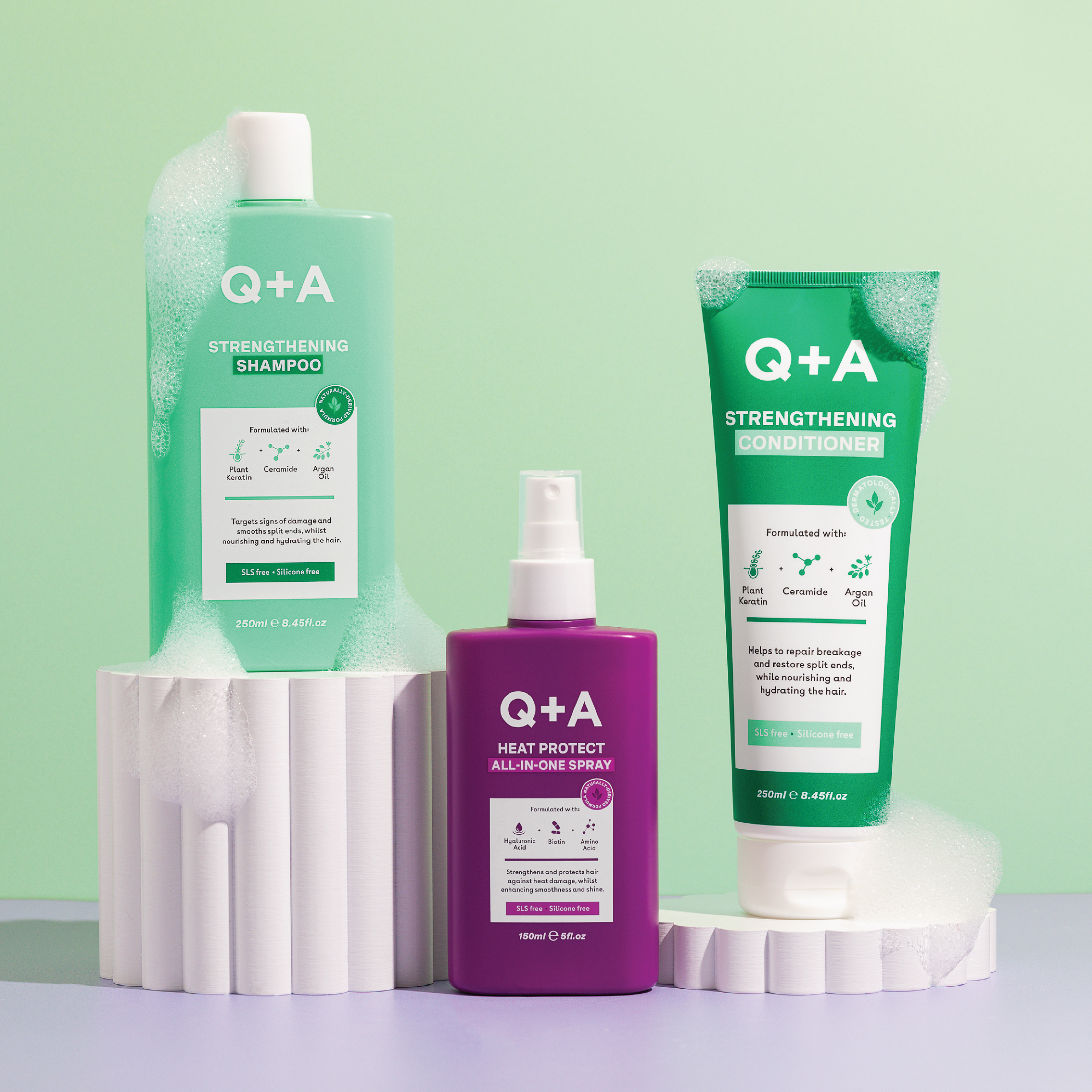 Q+A Strengthening Conditioner, 250 ml