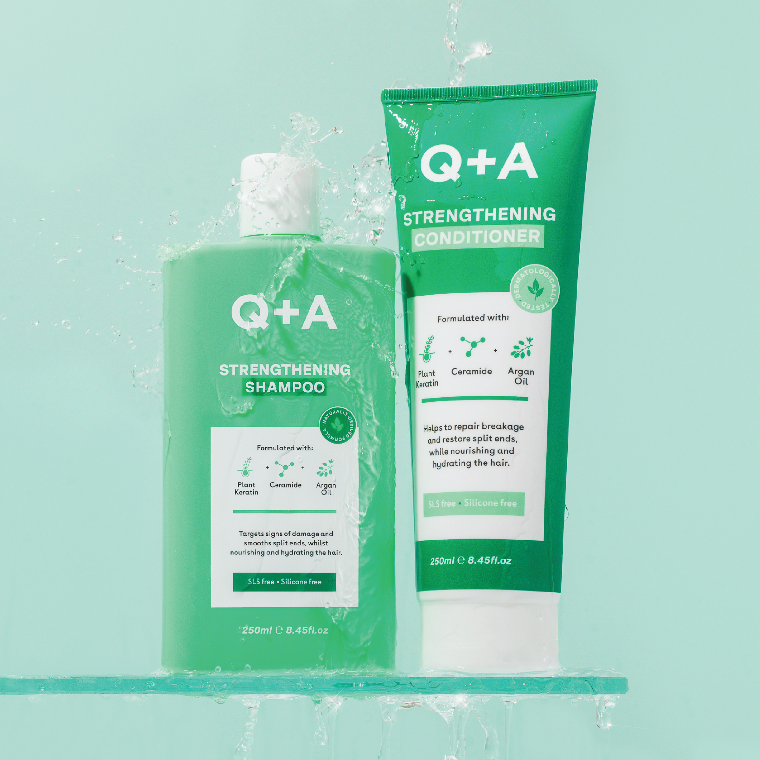 Q+A Strengthening Conditioner, 250 ml
