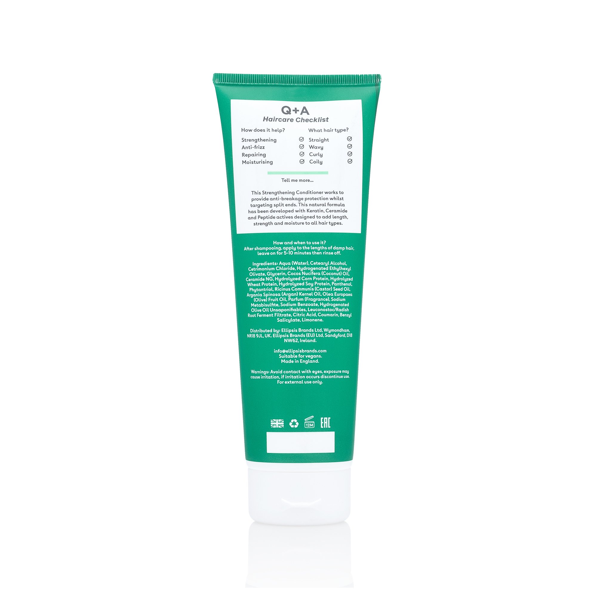 Q+A Strengthening Conditioner, 250 ml