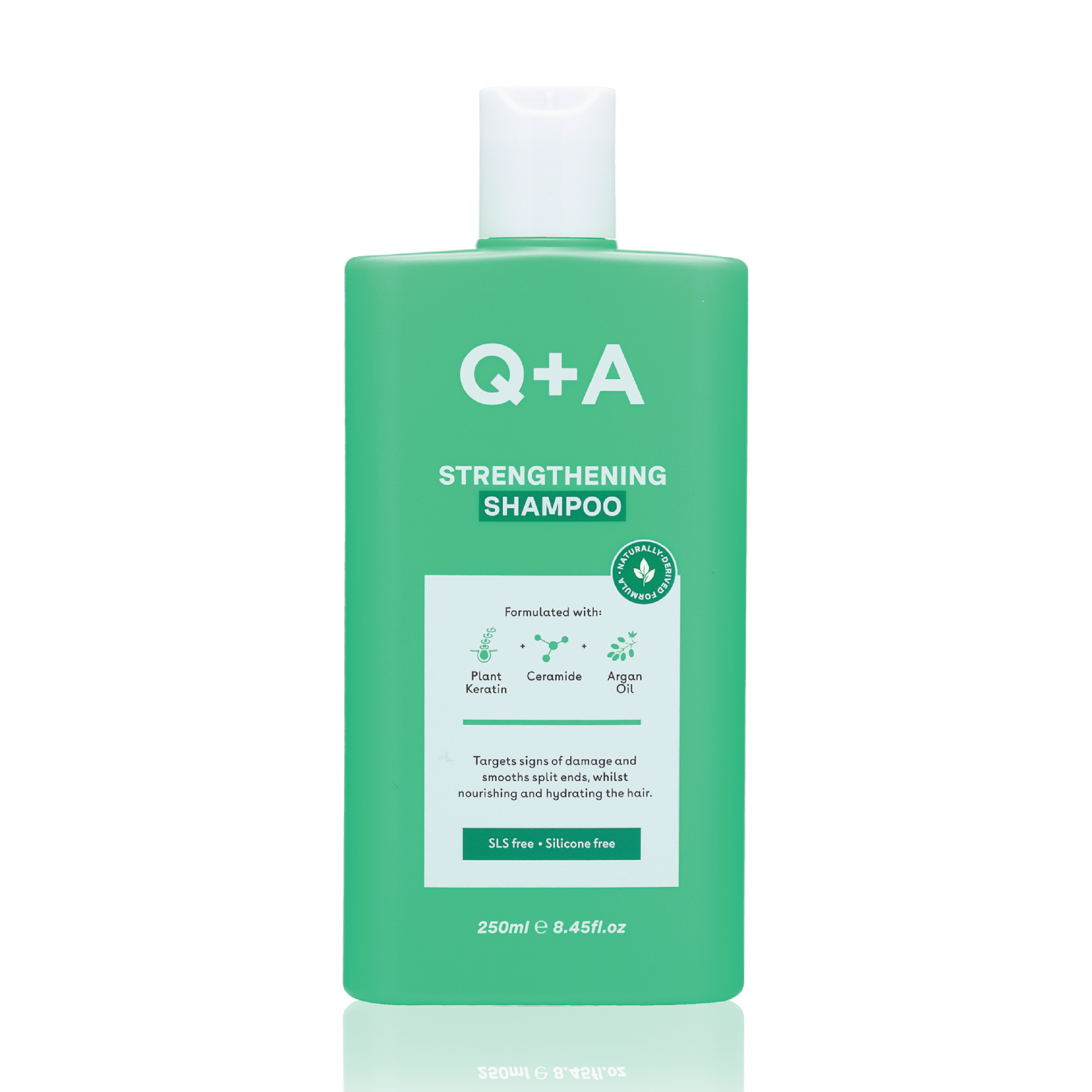 Q+A Strengthening Shampoo, 250 ml