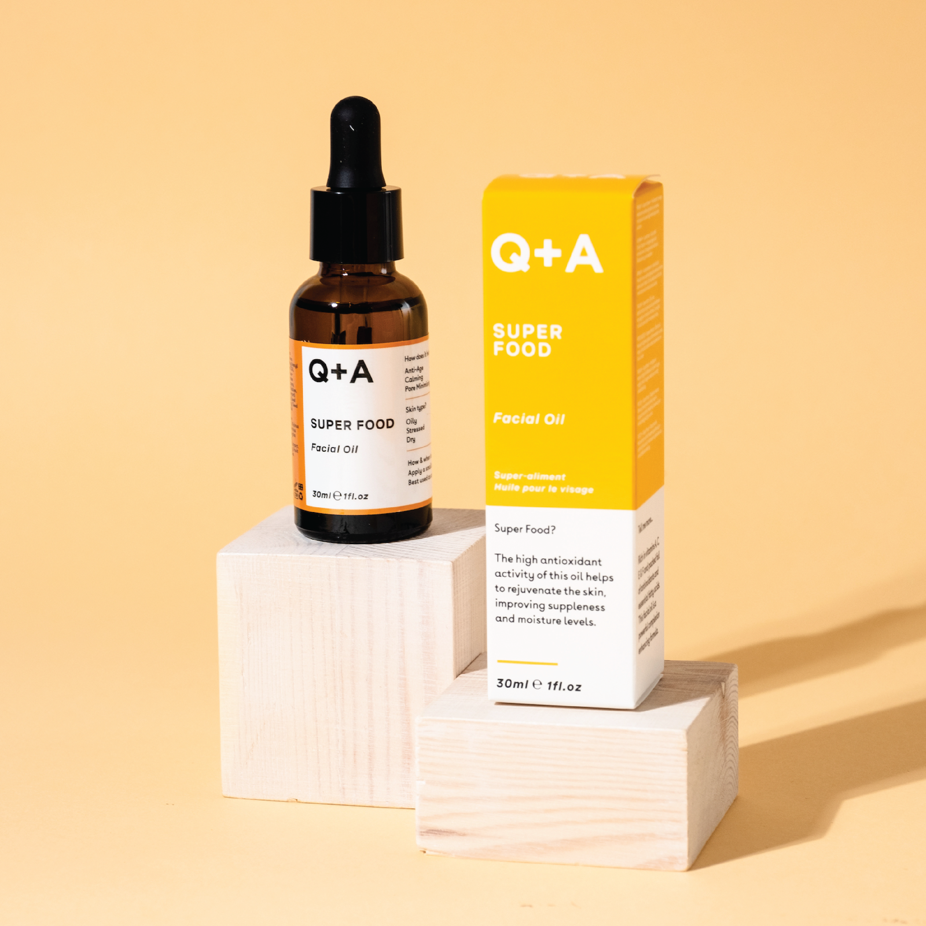 Q+A Super Food Facial Oil, 30 ml