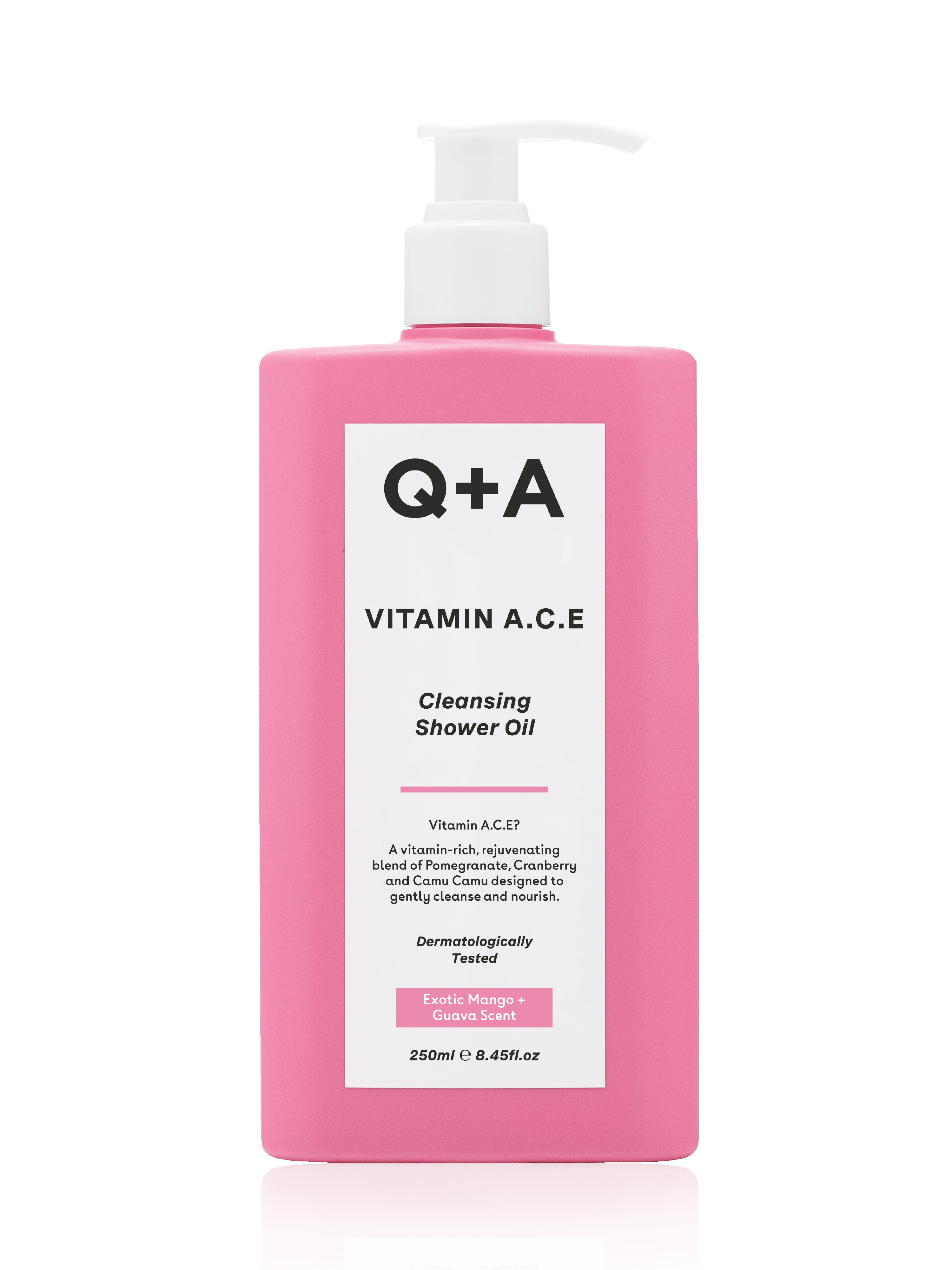 Q+A Vitamin A.C.E Shower Oil, 250 ml