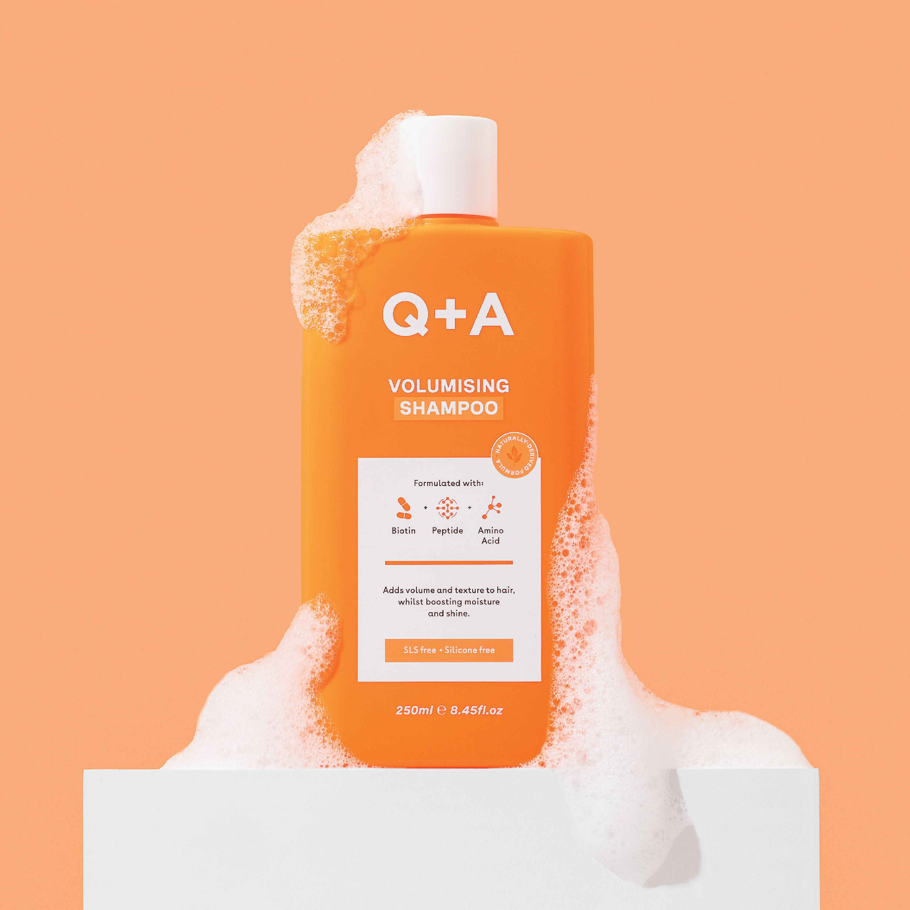 Q+A Volumising Shampoo, 250 ml
