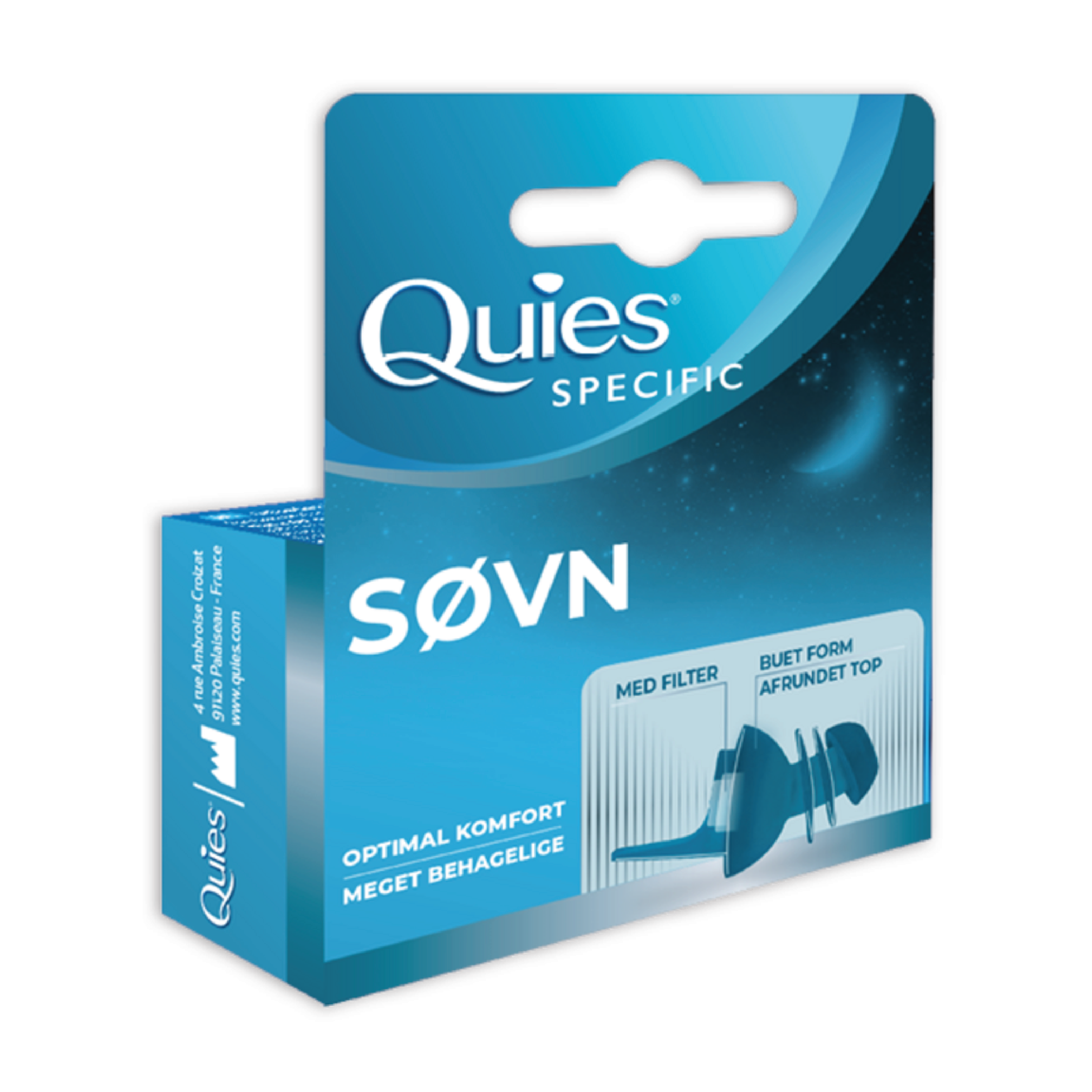 Quies Specific Søvn, 1 par