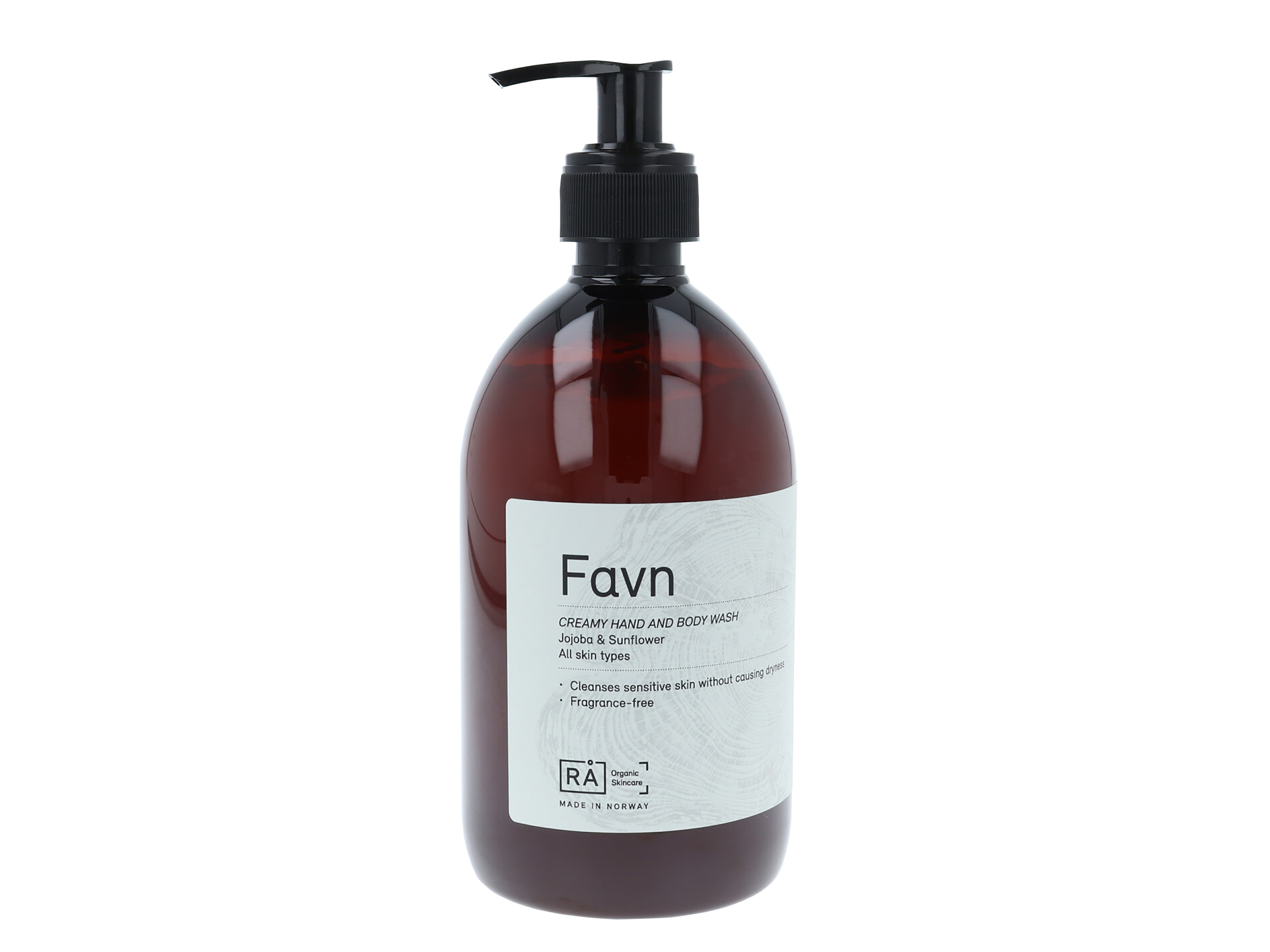 RÅ Favn Creamy Hand & Body Wash, 500 ml