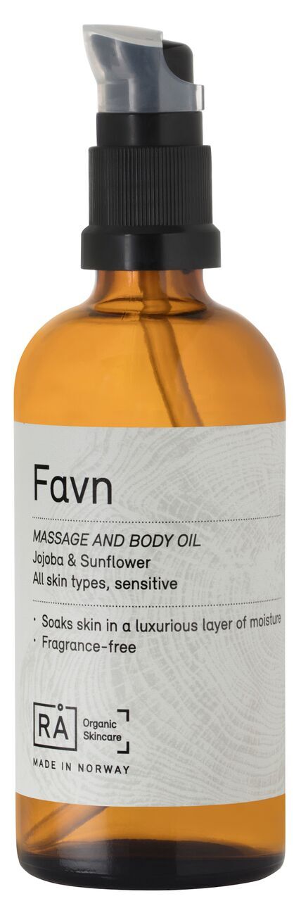 RÅ Favn Massage & Body Oil, 100 ml