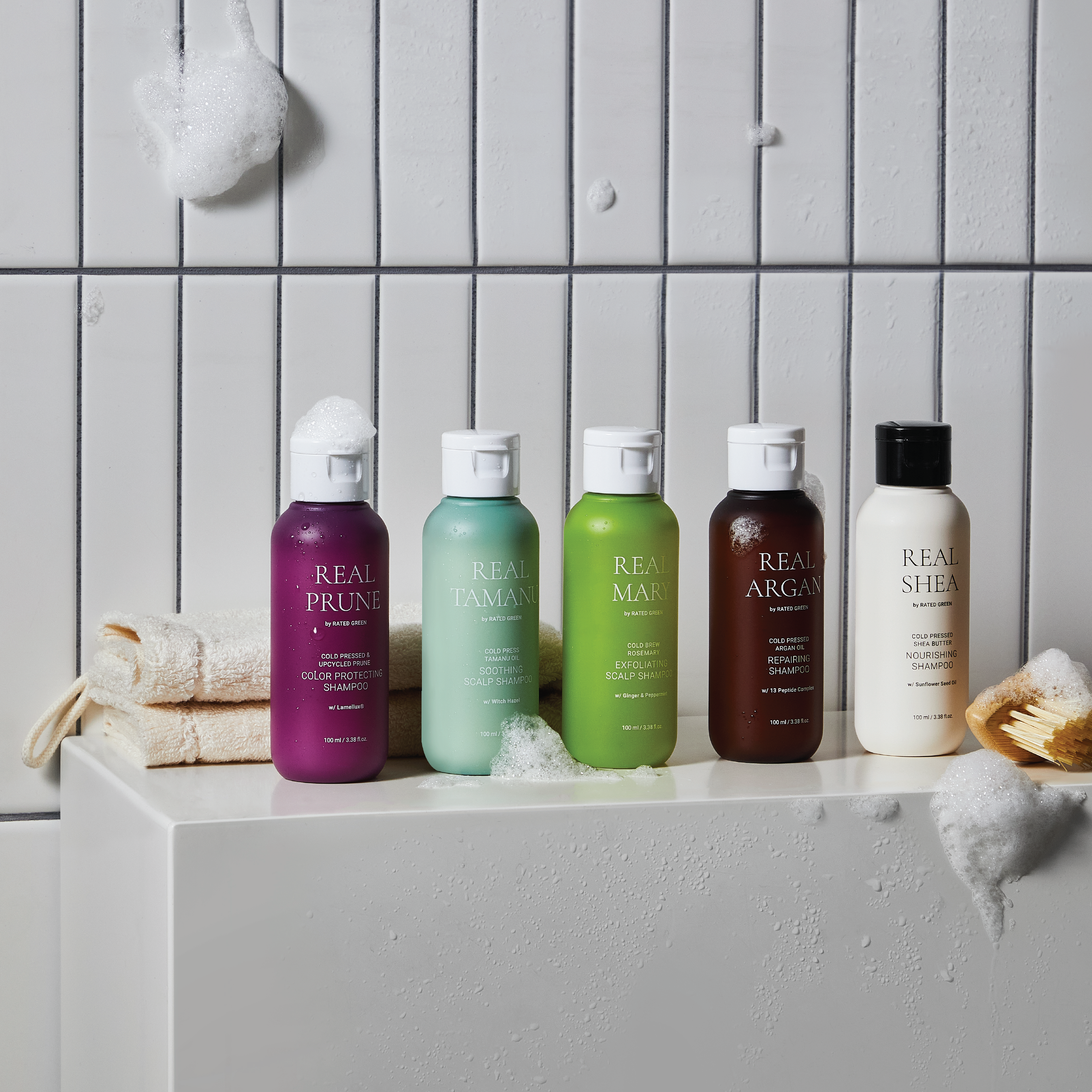 Rated Green Cold Pressed Tamanu Oil Soothing Scalp Shampoo, 100 ml