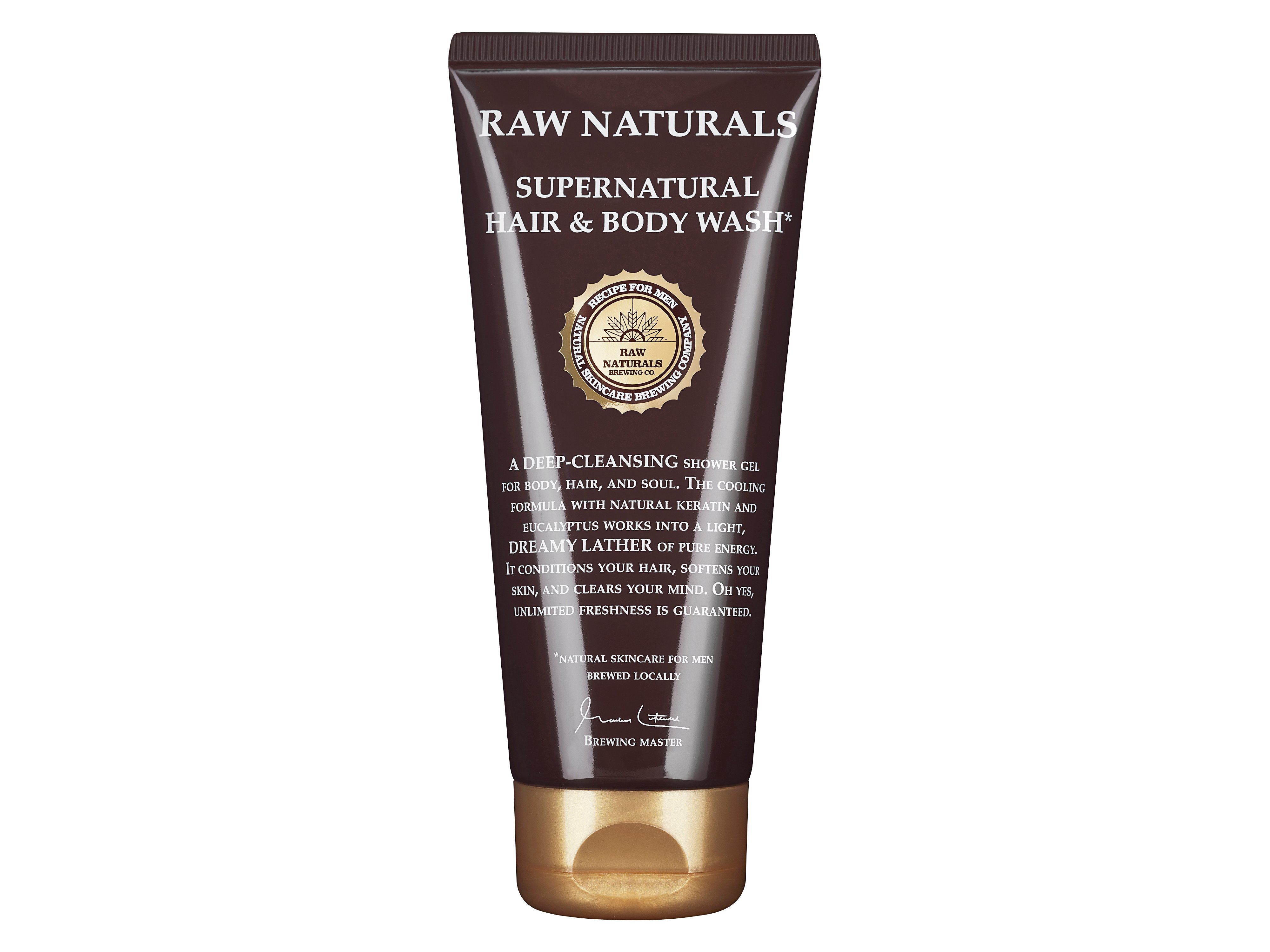 RAW Naturals 3 in 1 Supernatural Hair & Body Wash, 200 ml