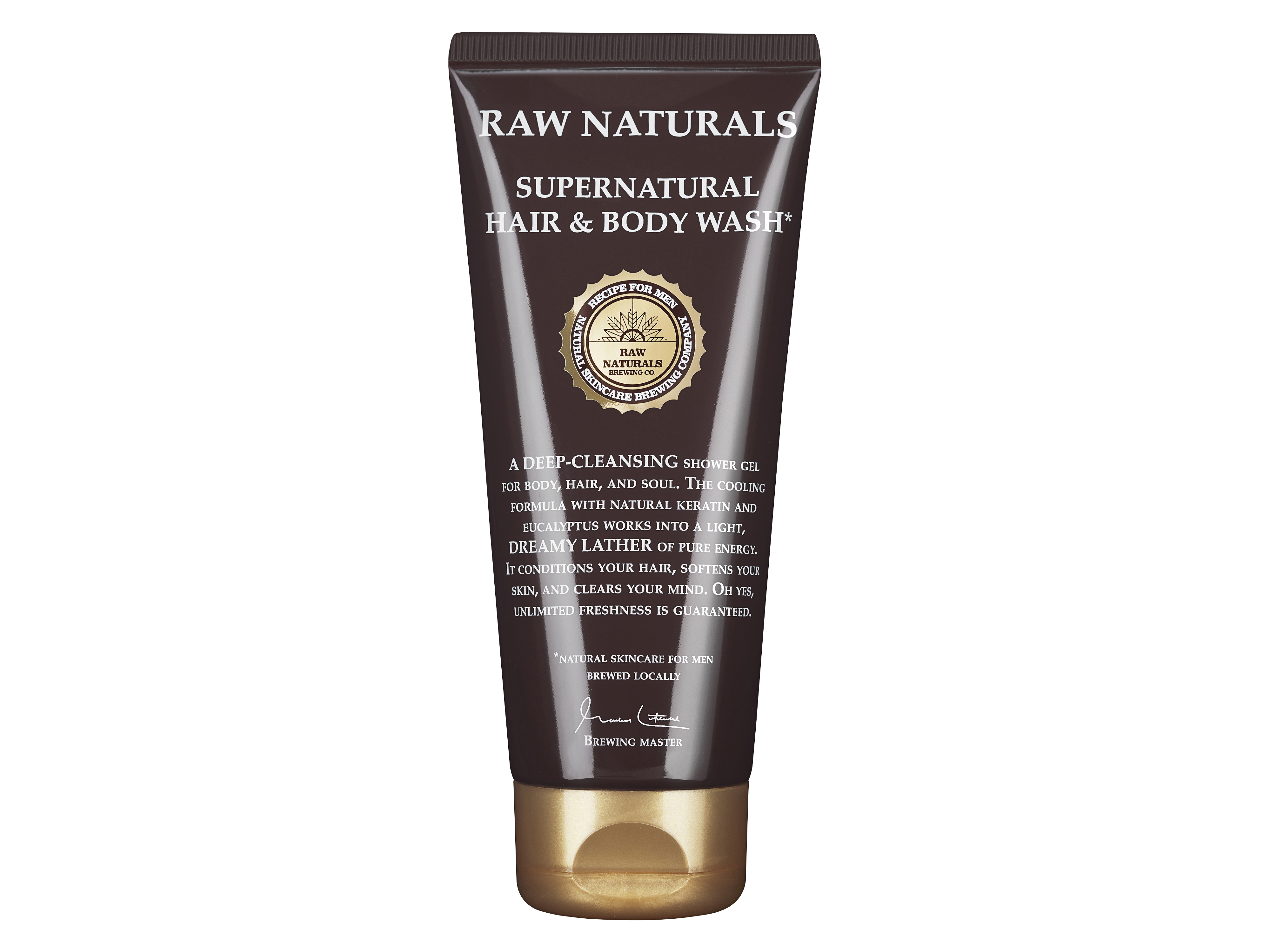 RAW Naturals 3 in 1 Supernatural Hair & Body Wash, 200 ml