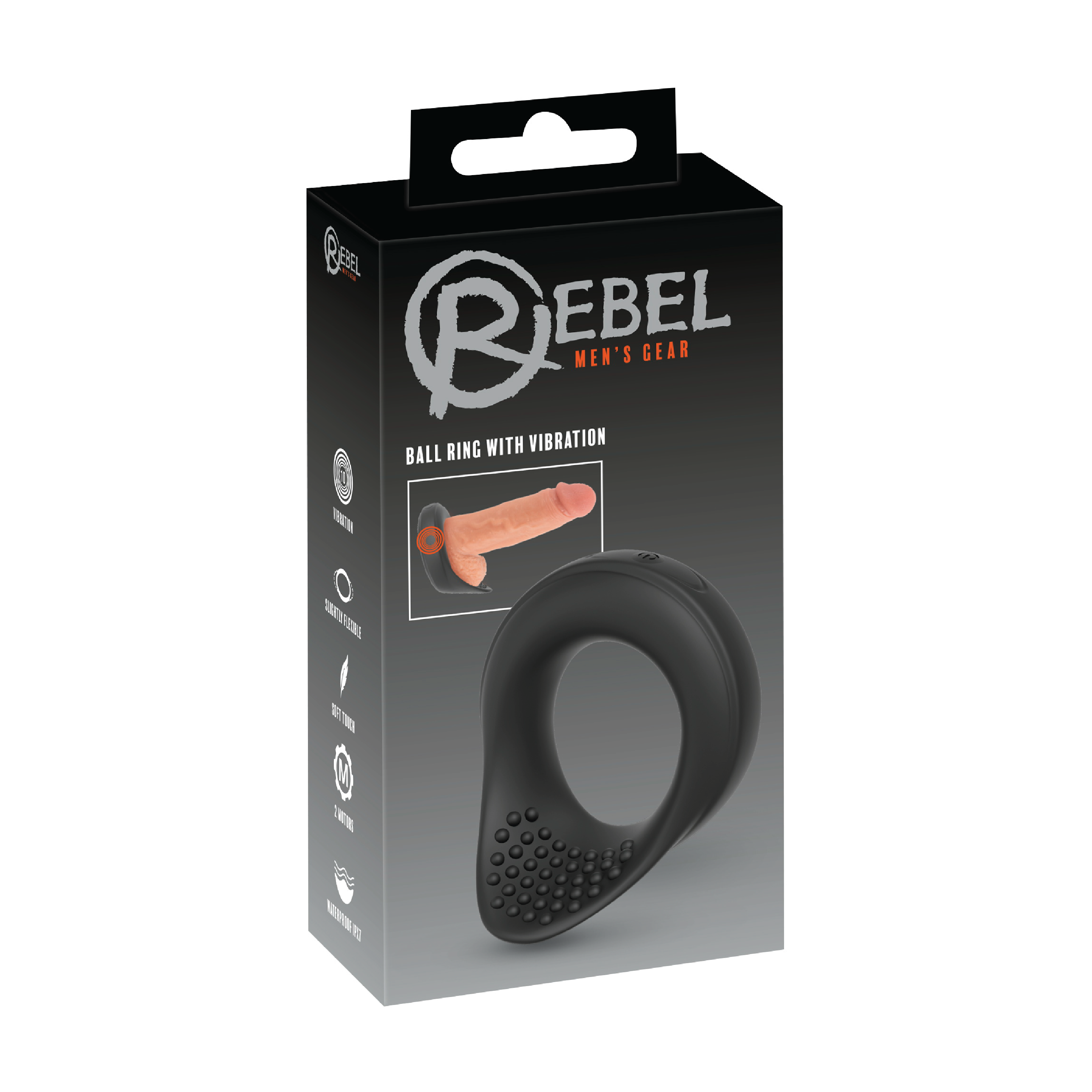 Rebel Ball Ring with Vibration, 1 stk.