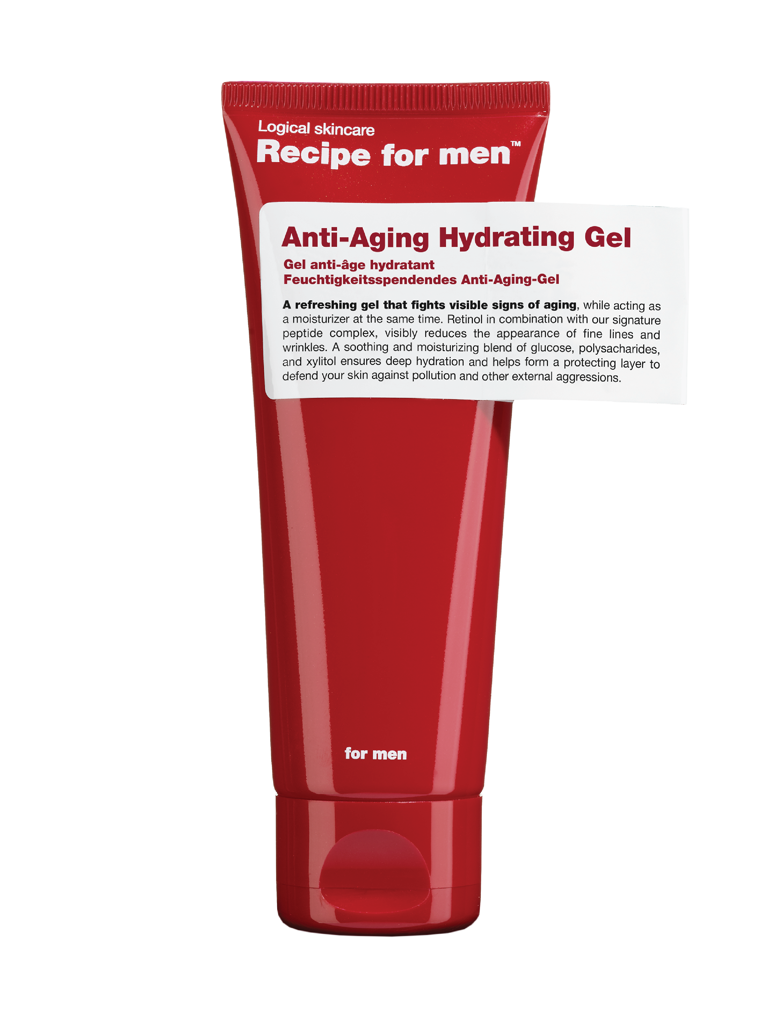 Recipe for Men Anti-Aging Hydrating Gel, 75 ml
