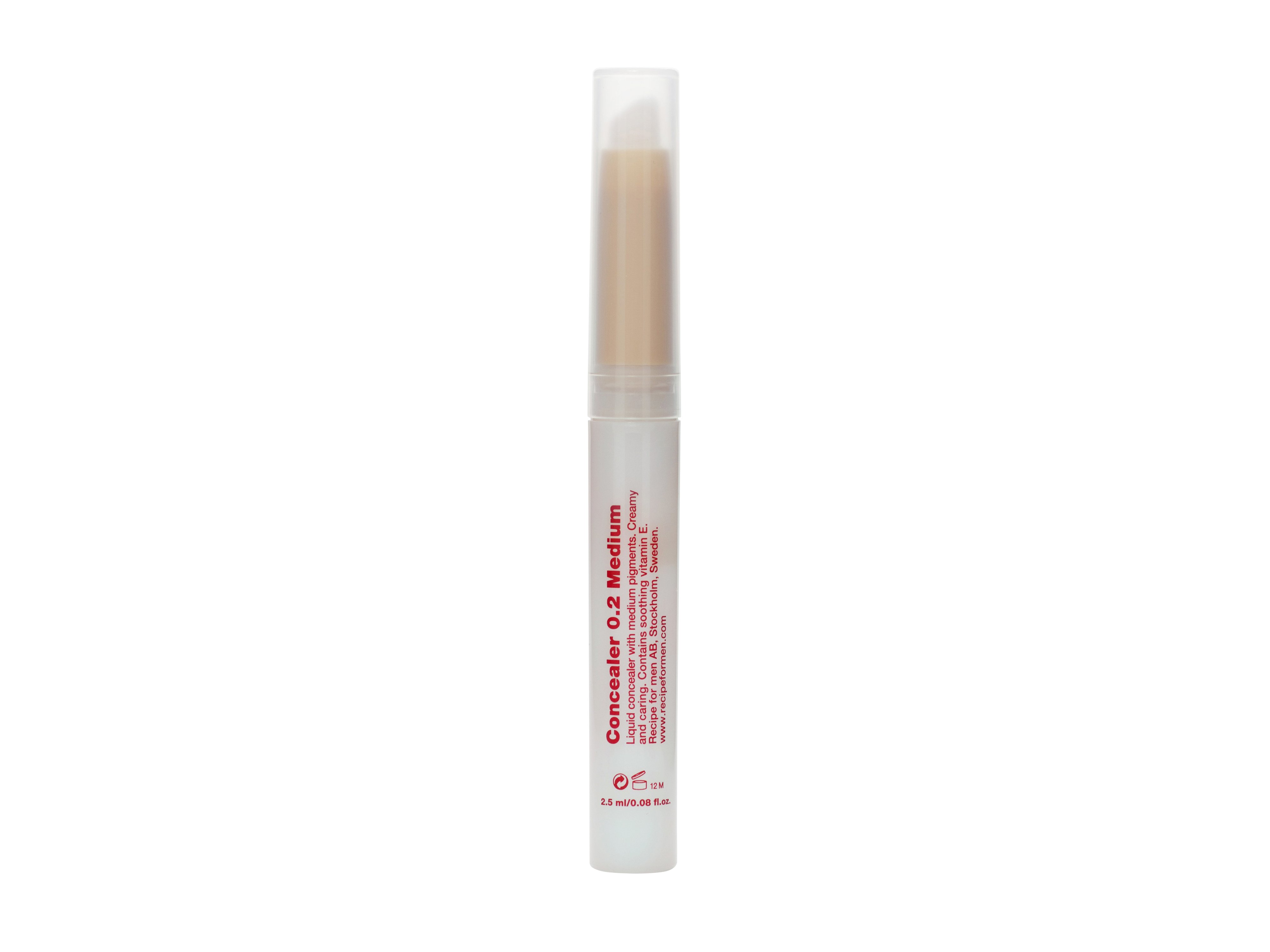 Recipe for Men Concealer 0.2 Medium, 2,5 ml