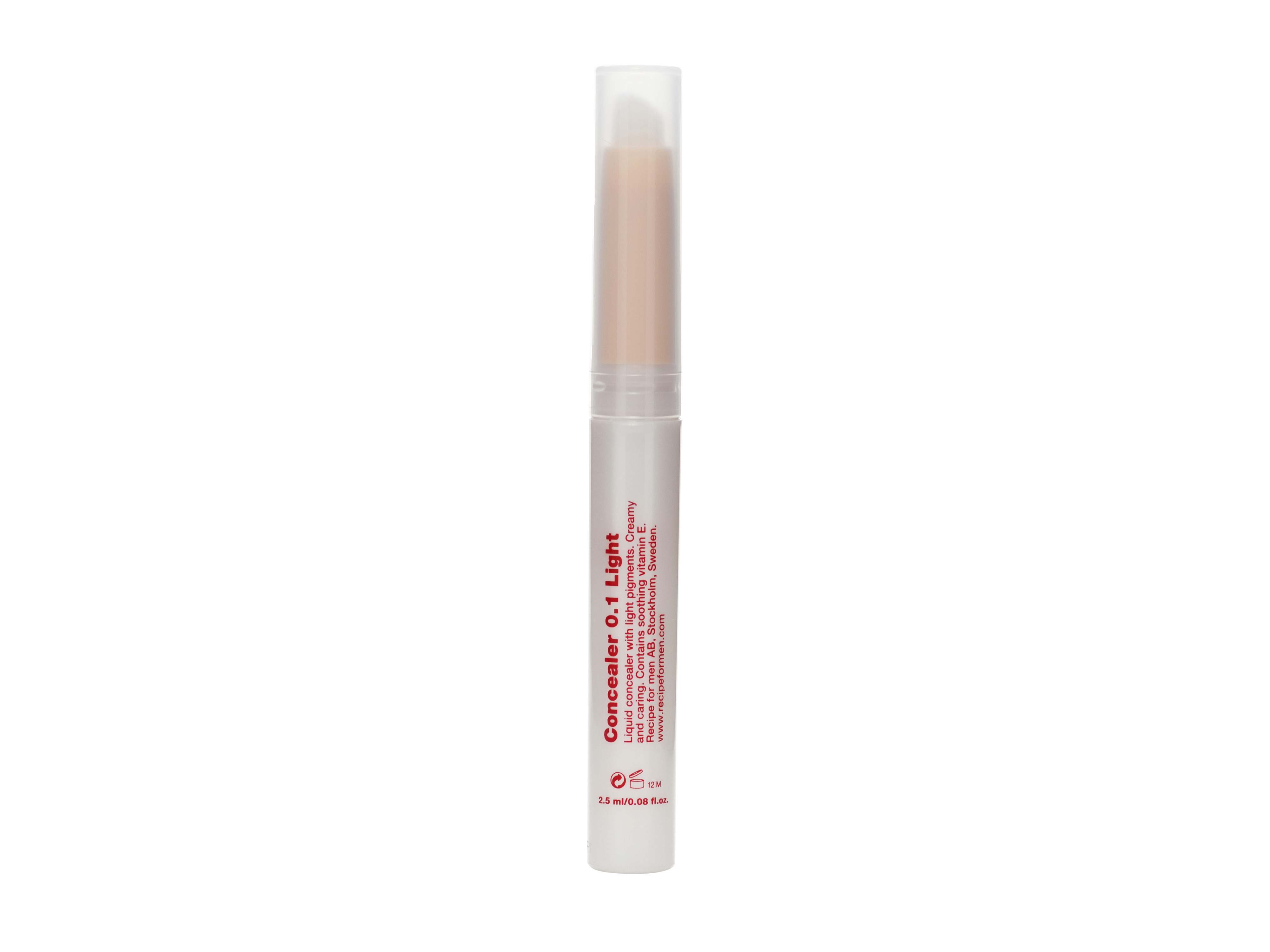 Recipe for Men Concealer 0.1 Light, 2,5 ml