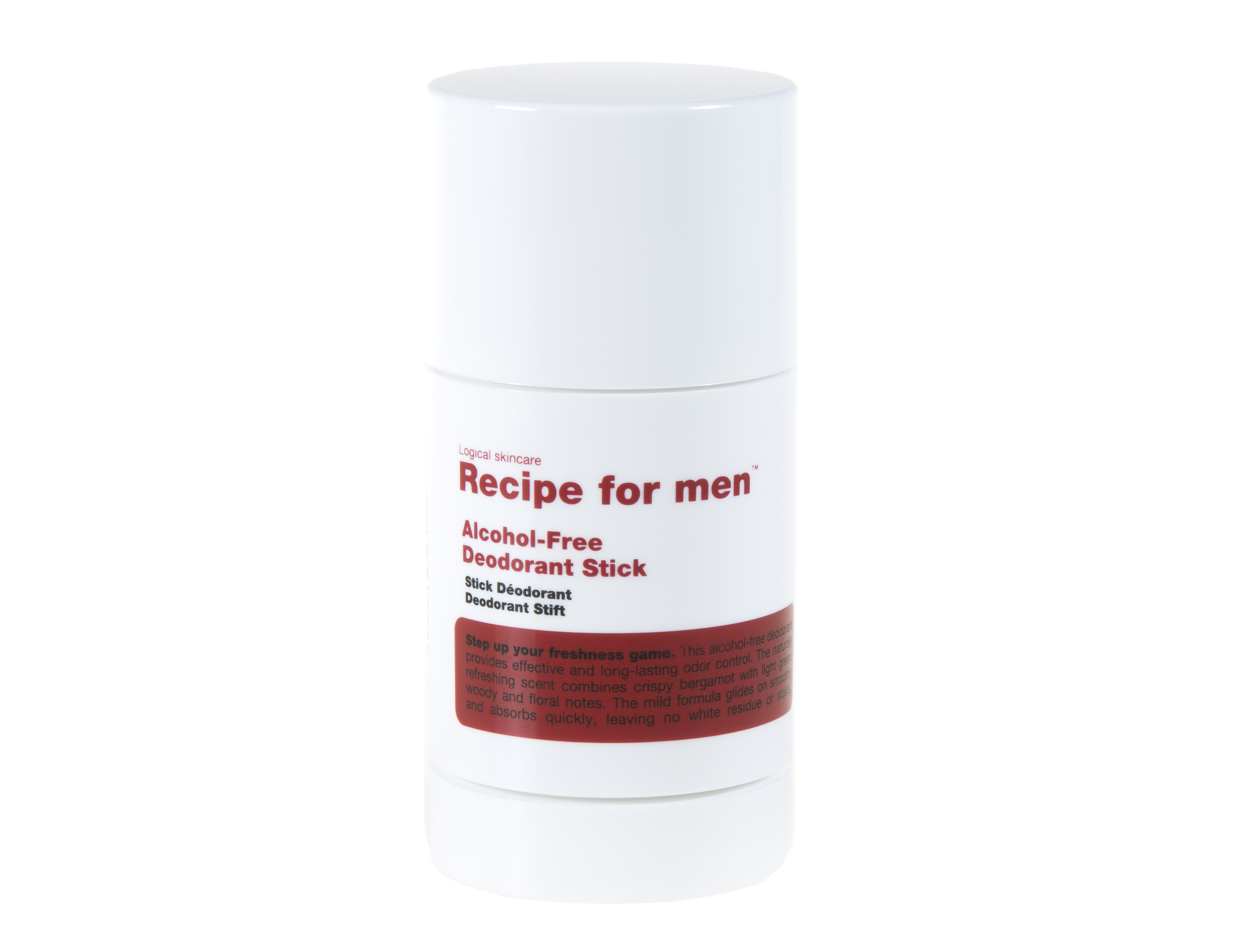 Recipe for Men Alcohol-Free Deo Stick, 75 ml