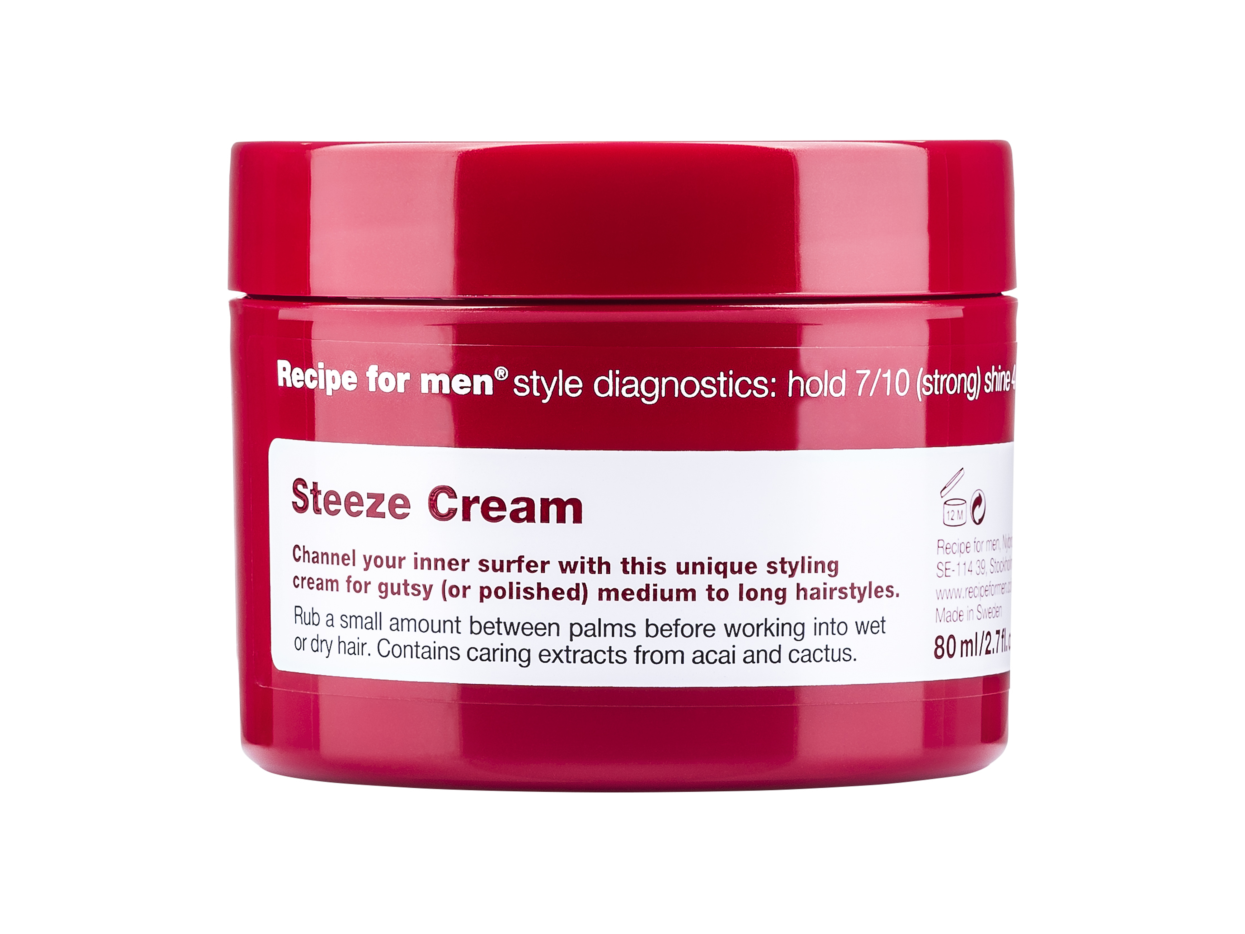 Recipe for Men Steeze Cream, 80 ml