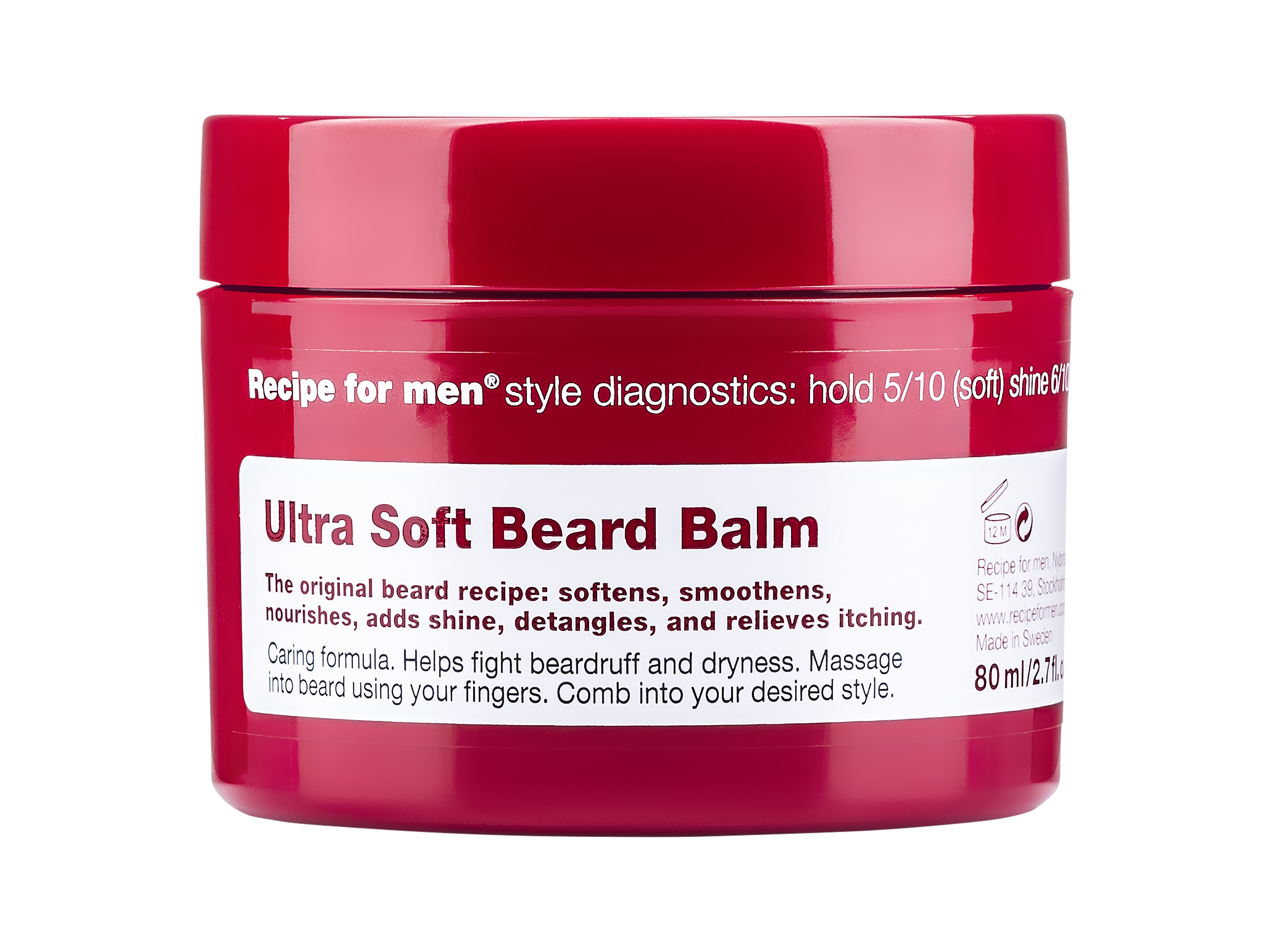 Recipe for Men Ultra Soft Beard Balm, 80