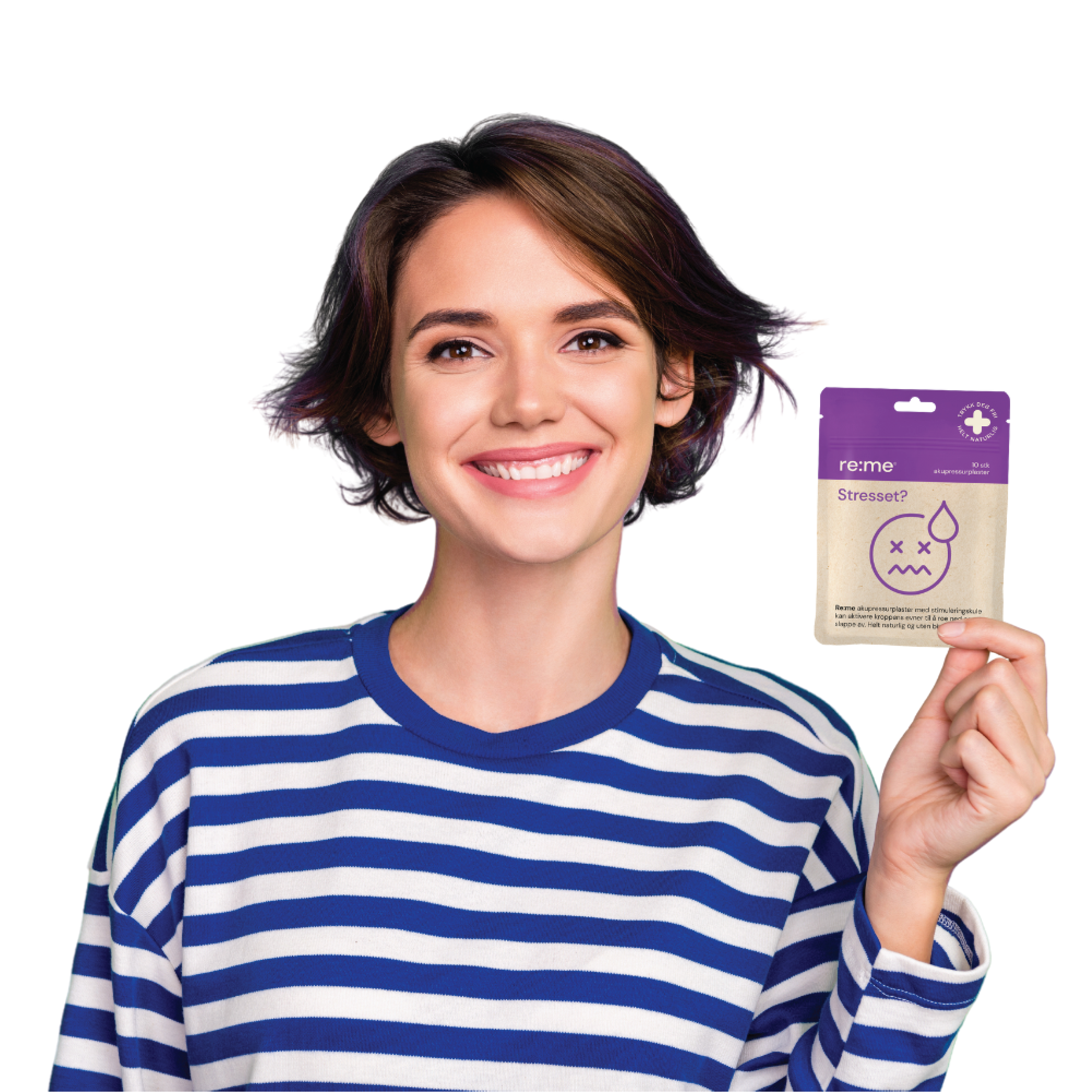 Re:me Stresset Akupressurplaster, 10 stk.