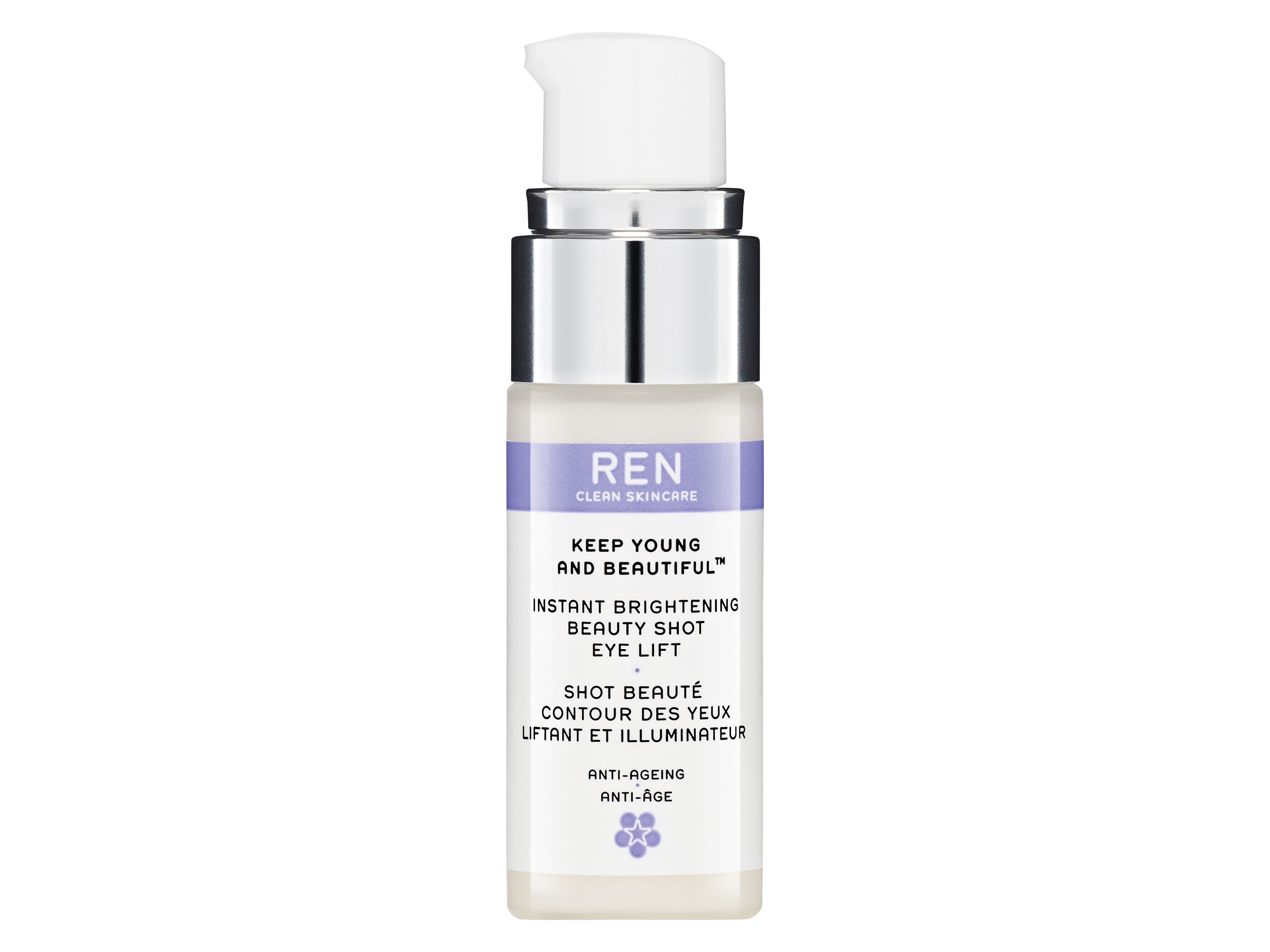 REN Keep Young and Beautiful Instant Brightening Beauty Shot Eye Lift, 15 ml