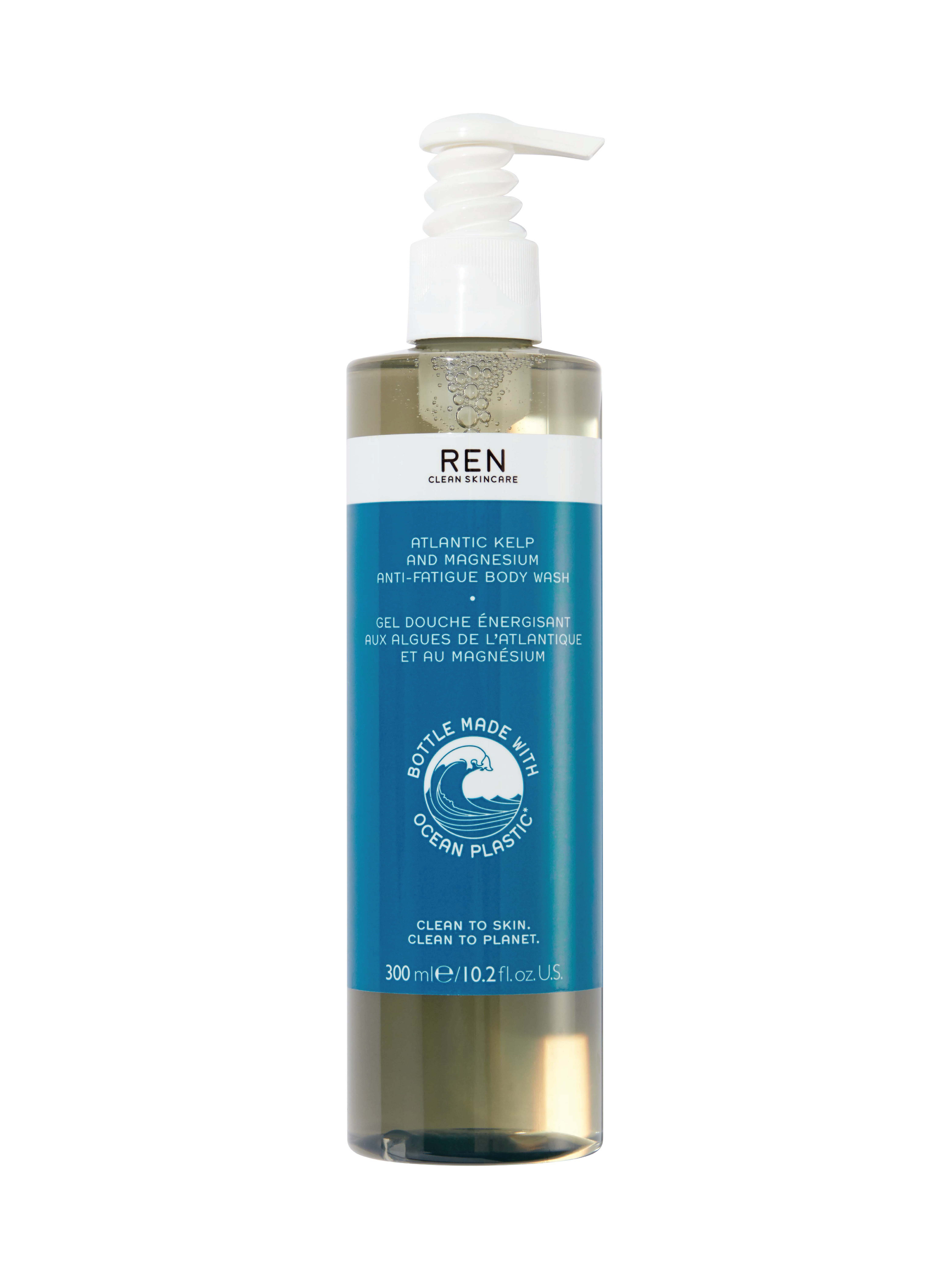 REN Atlantic Kelp And Magnesium Anti-Fatigue Body Wash, 300 ml