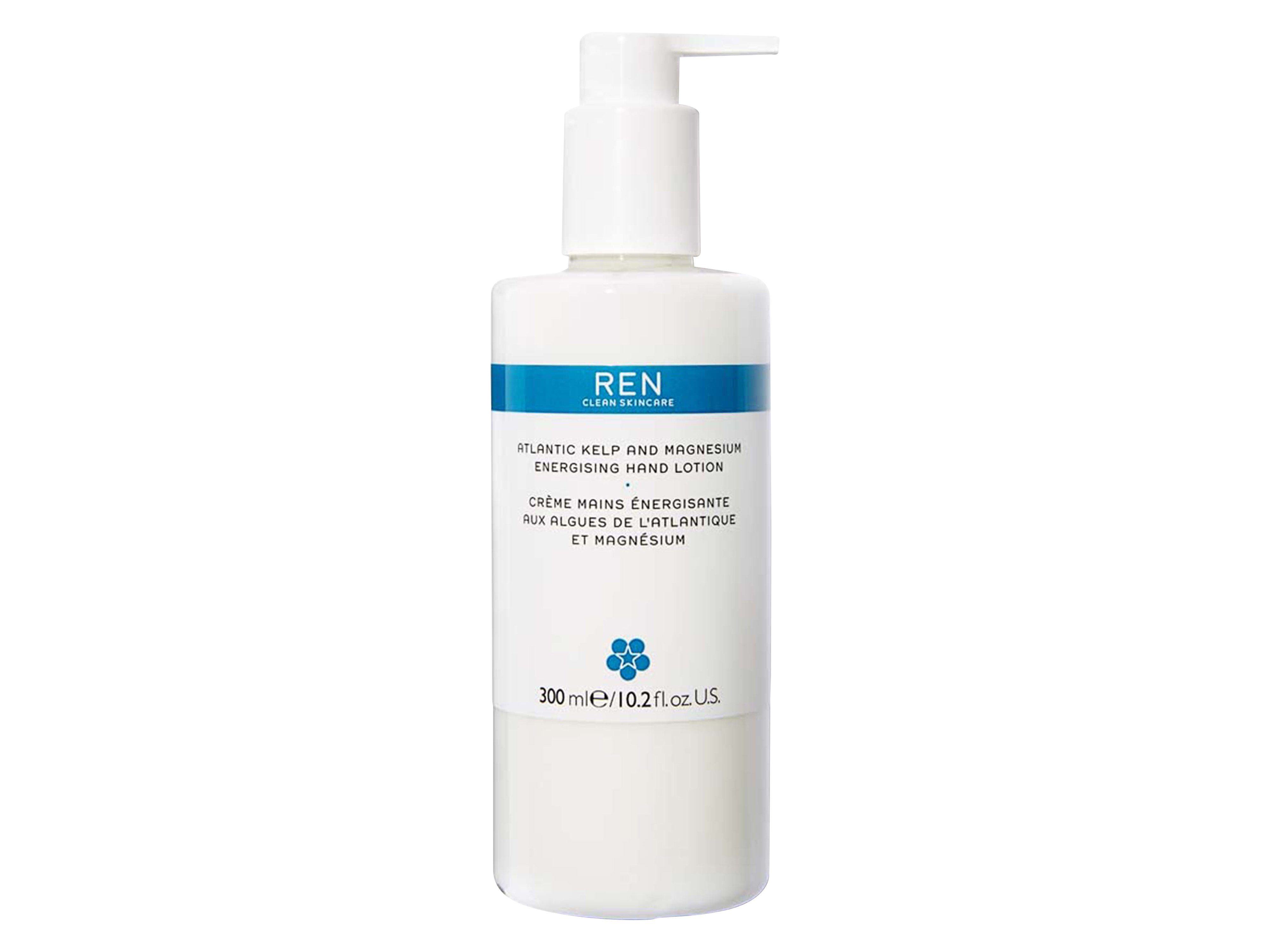 REN Atlantic Kelp And Magnesium Energising Hand Lotion, 300 ml