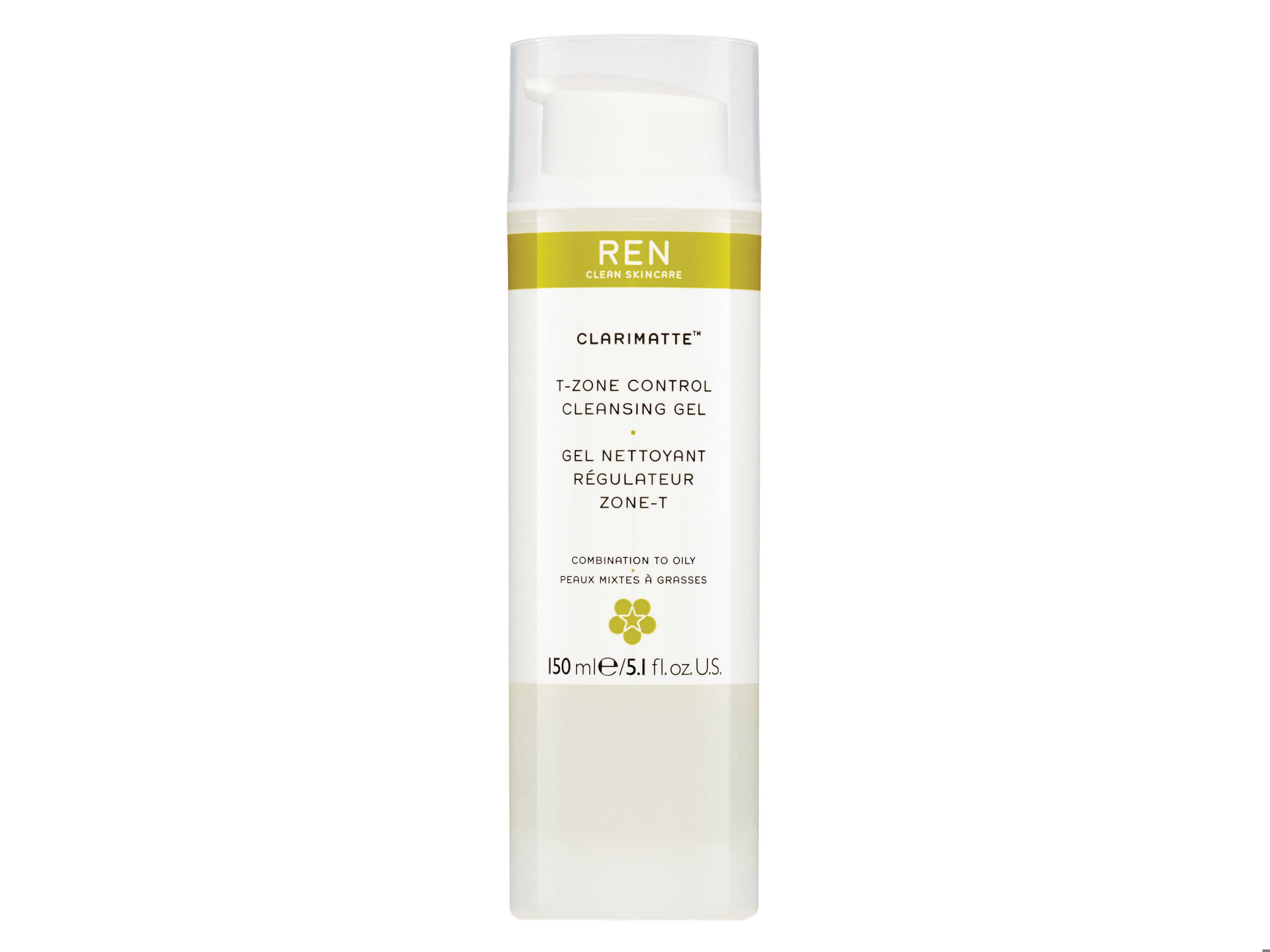 REN Clarimatte T-zone Cleansing Gel, 150 ml