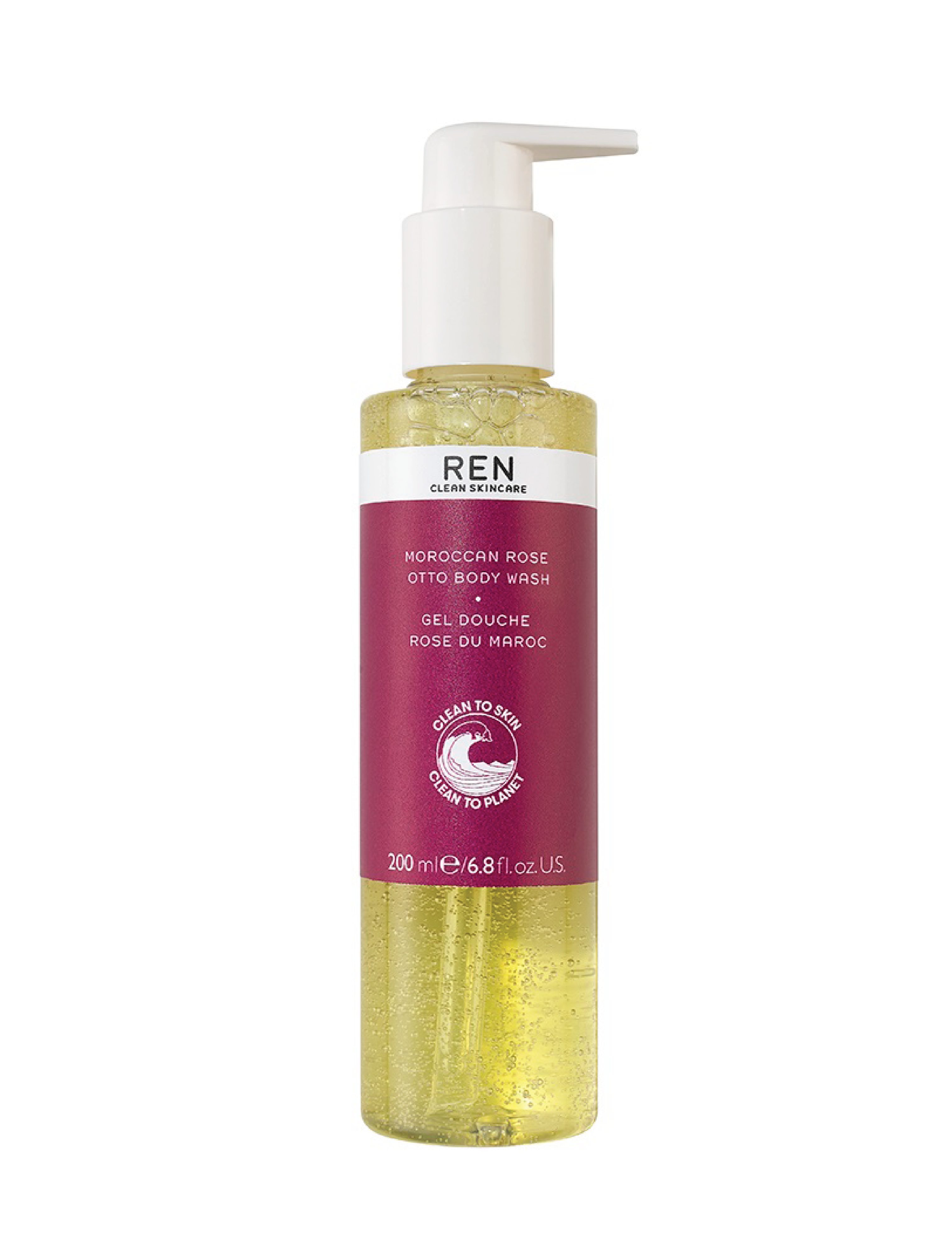 REN Moroccan Rose Otto Body Wash, 200 ml