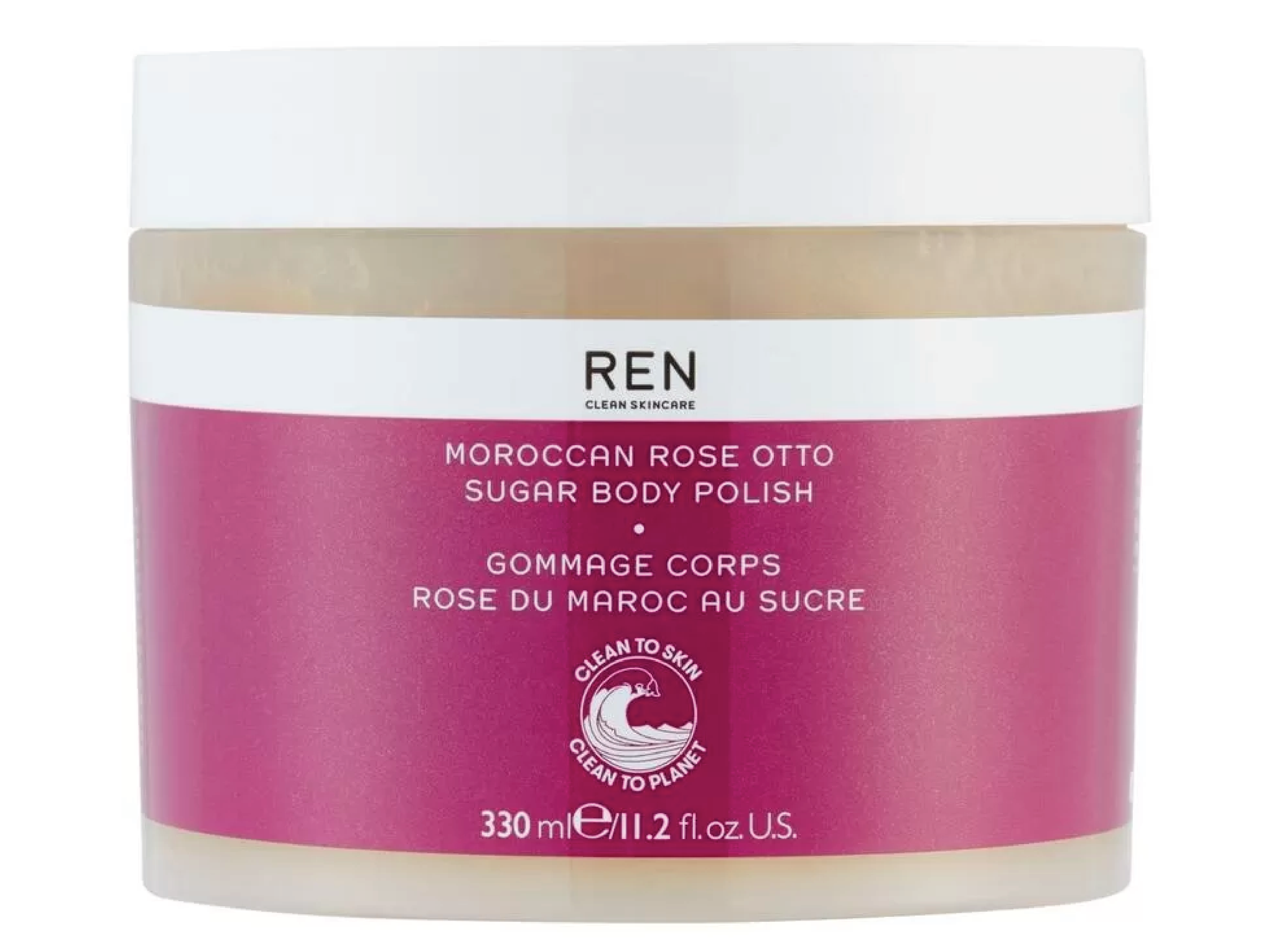 REN Moroccan Rose Otto Sugar Body Polish, 330 ml