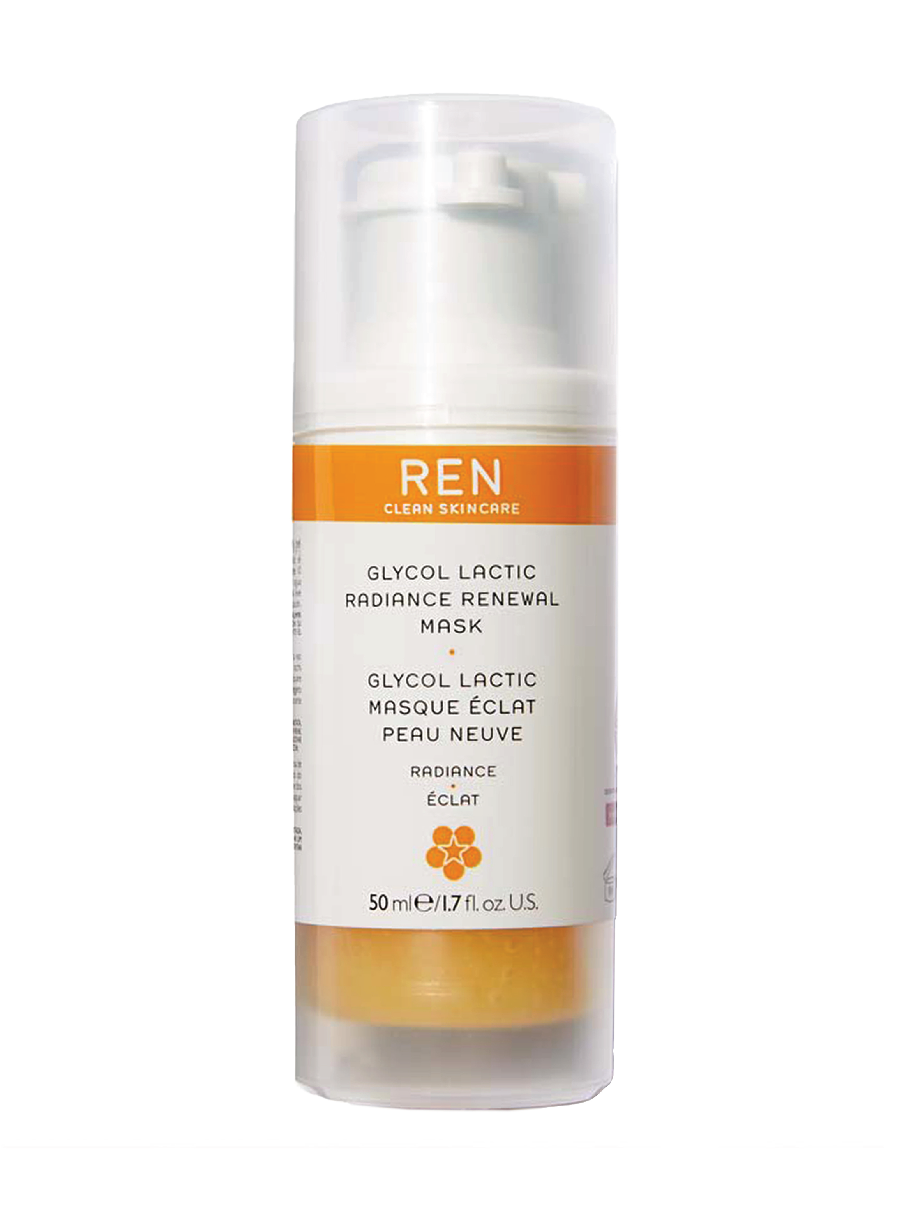 REN Glycol Lactic Radiance Renewal Mask, 50 ml