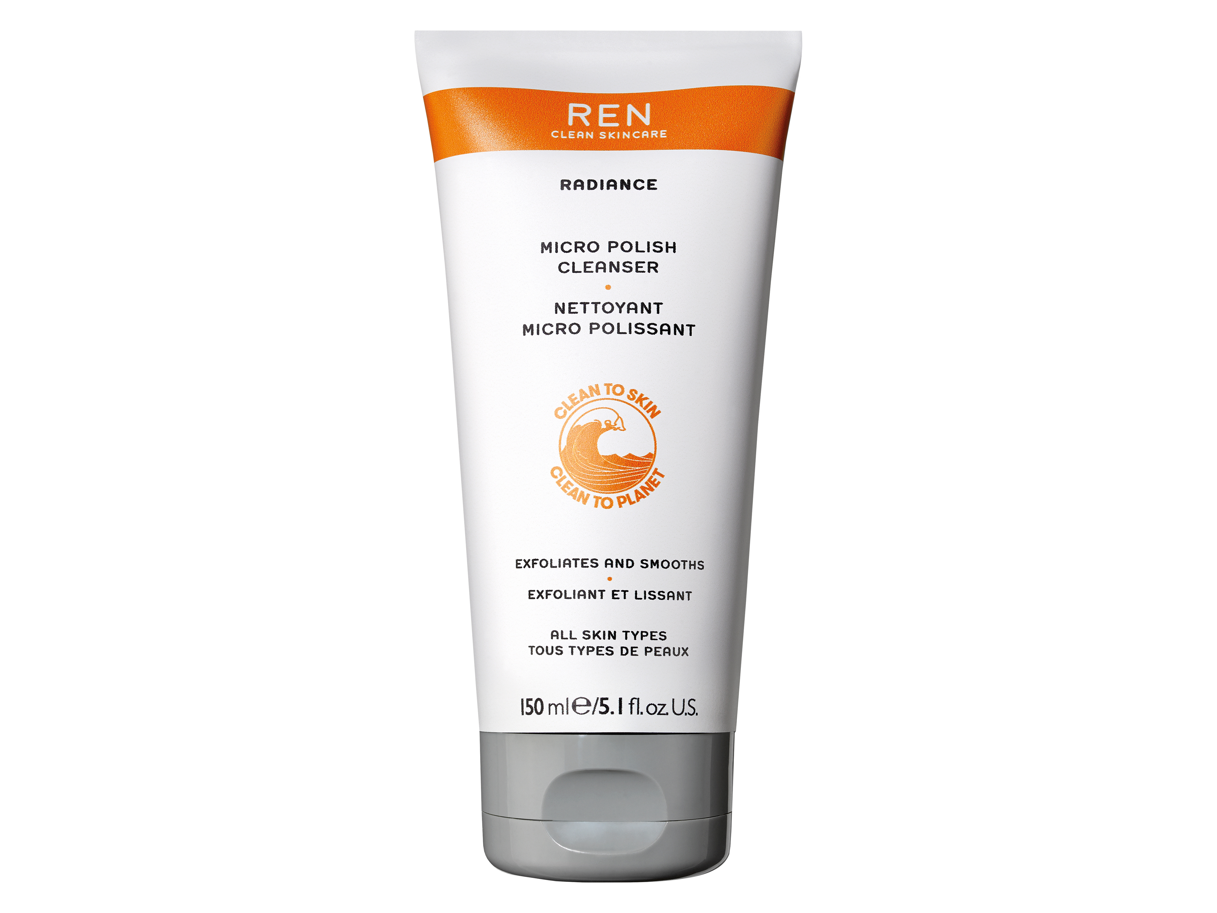 REN Micro Polish Cleanser, 150 ml