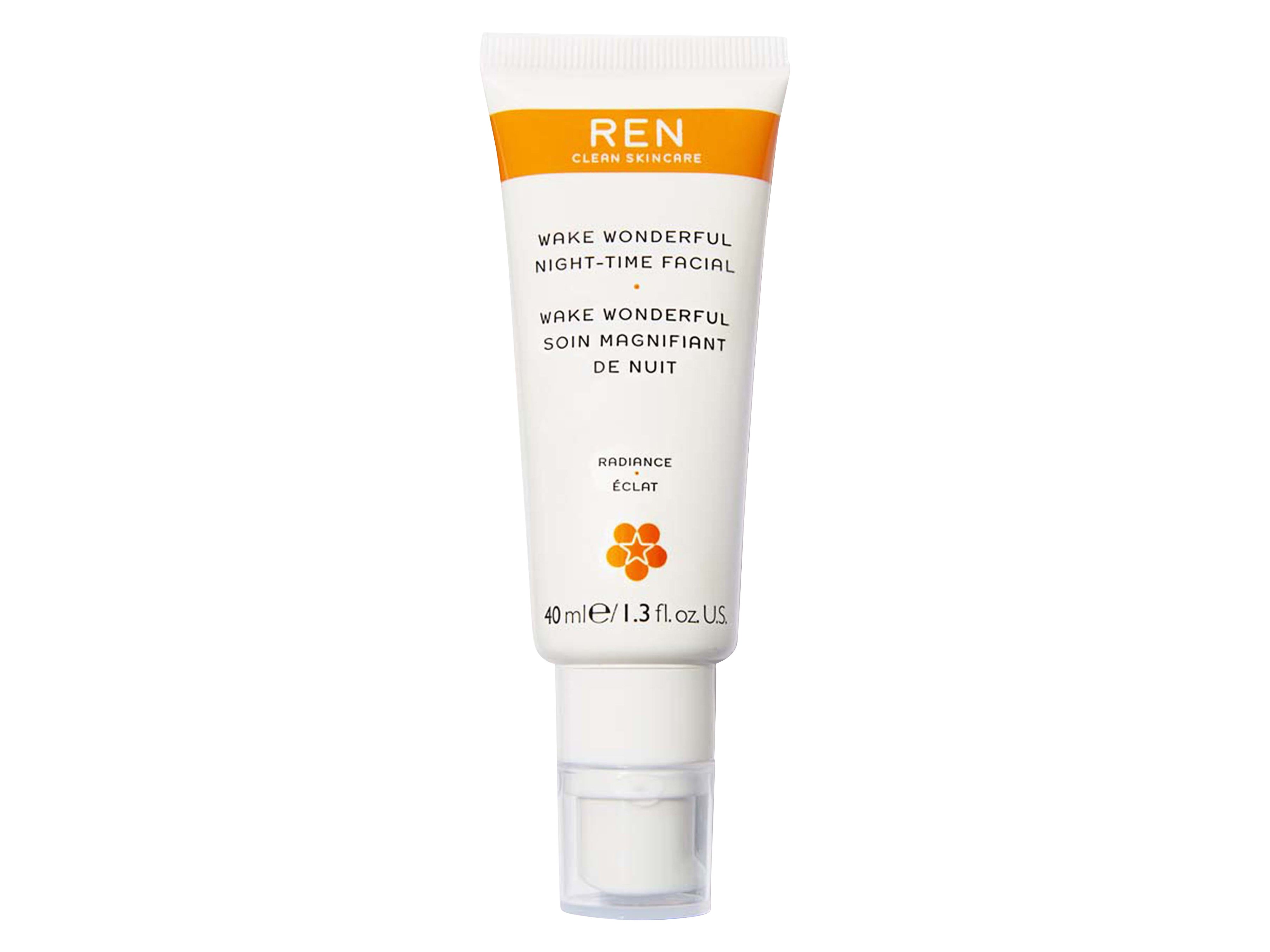 REN REN Wake Wonderful Night-Time Facial, 40 ml