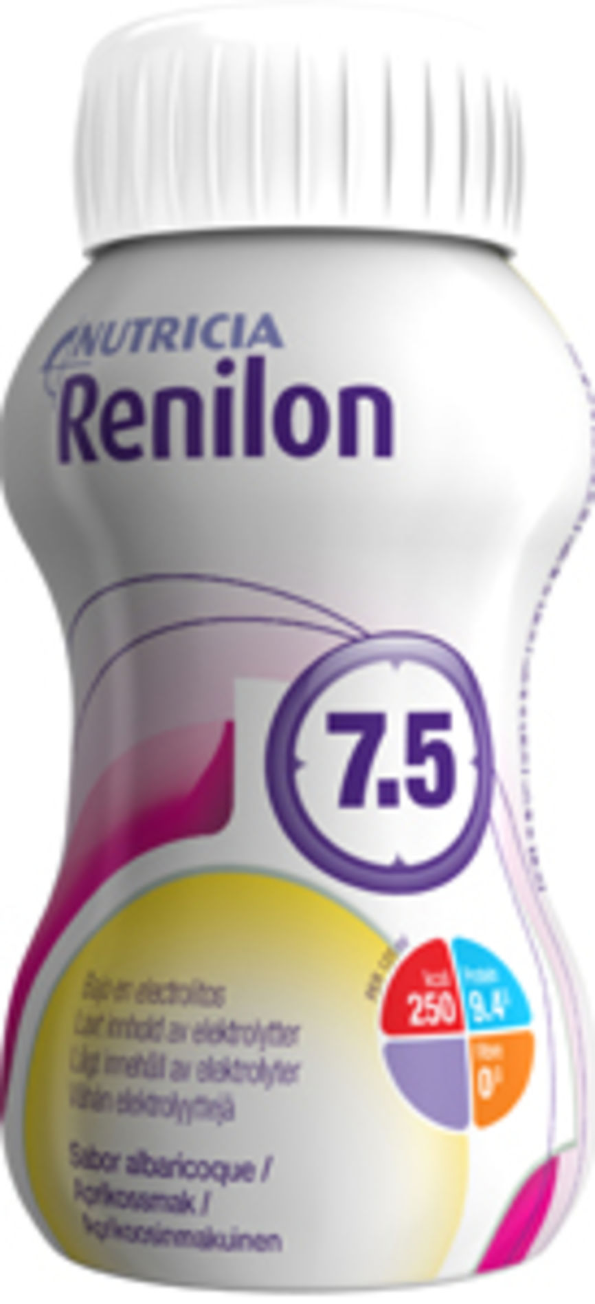 Renilon 7,5 Aprikos, 4x125 ml