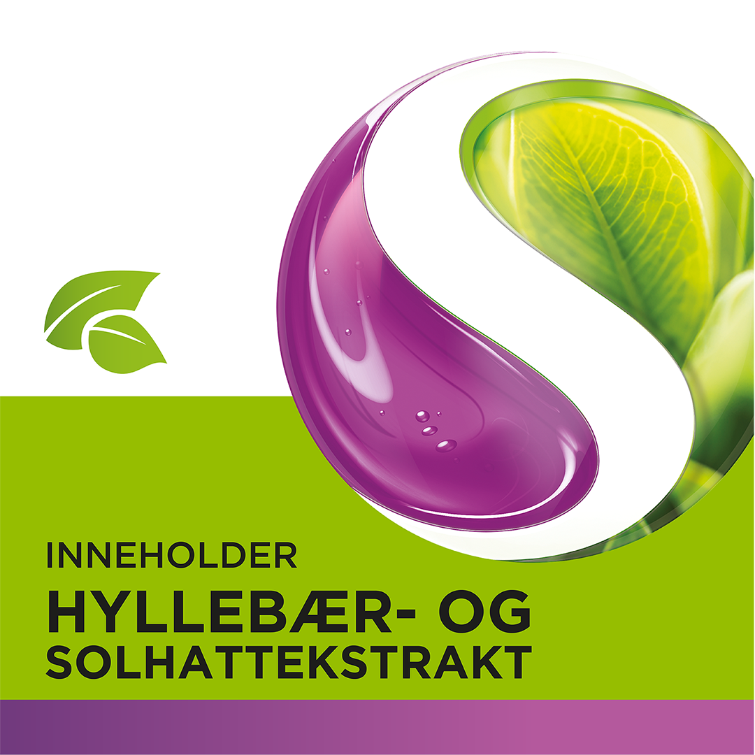 Repsils Urter sugetabletter, Hyllebær & solhatt, 16 stk.