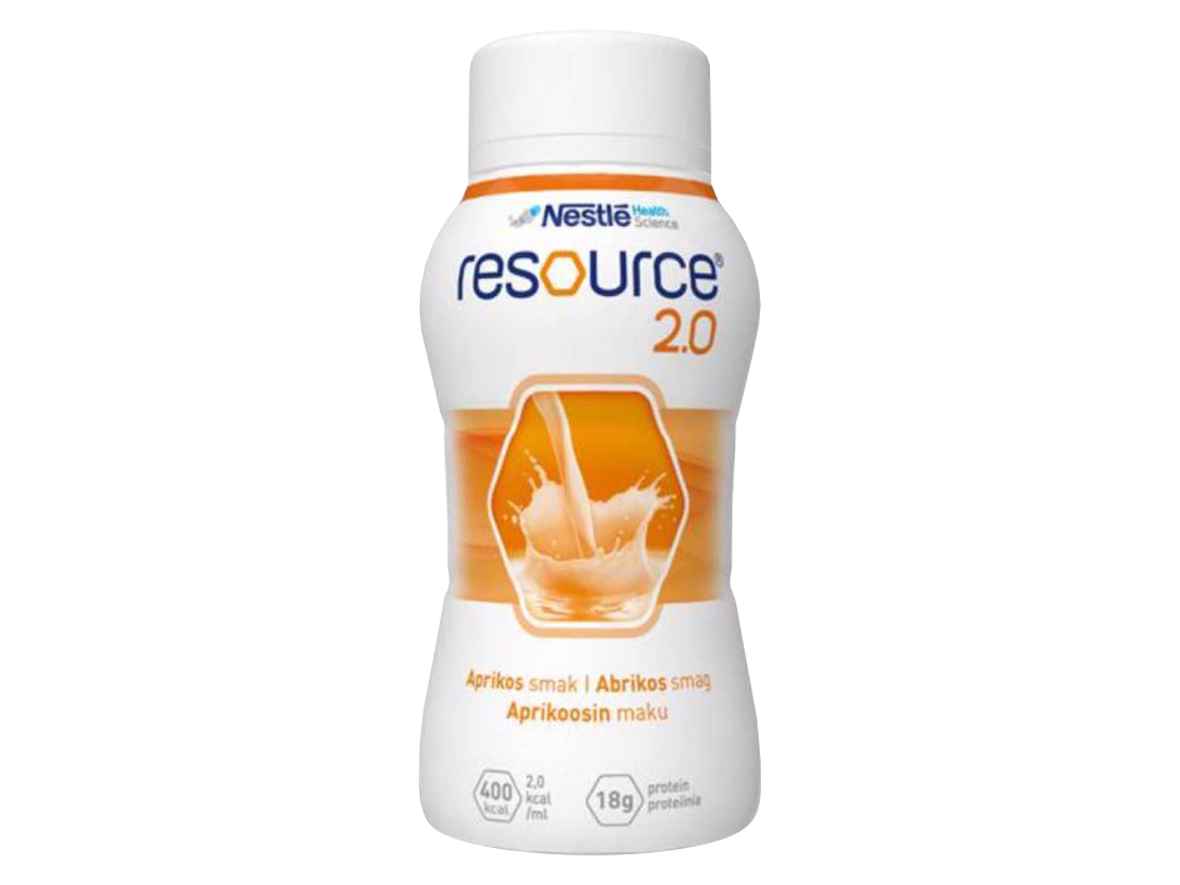 Resource 2,0 næringsdrikk aprikos, 4x200 ml