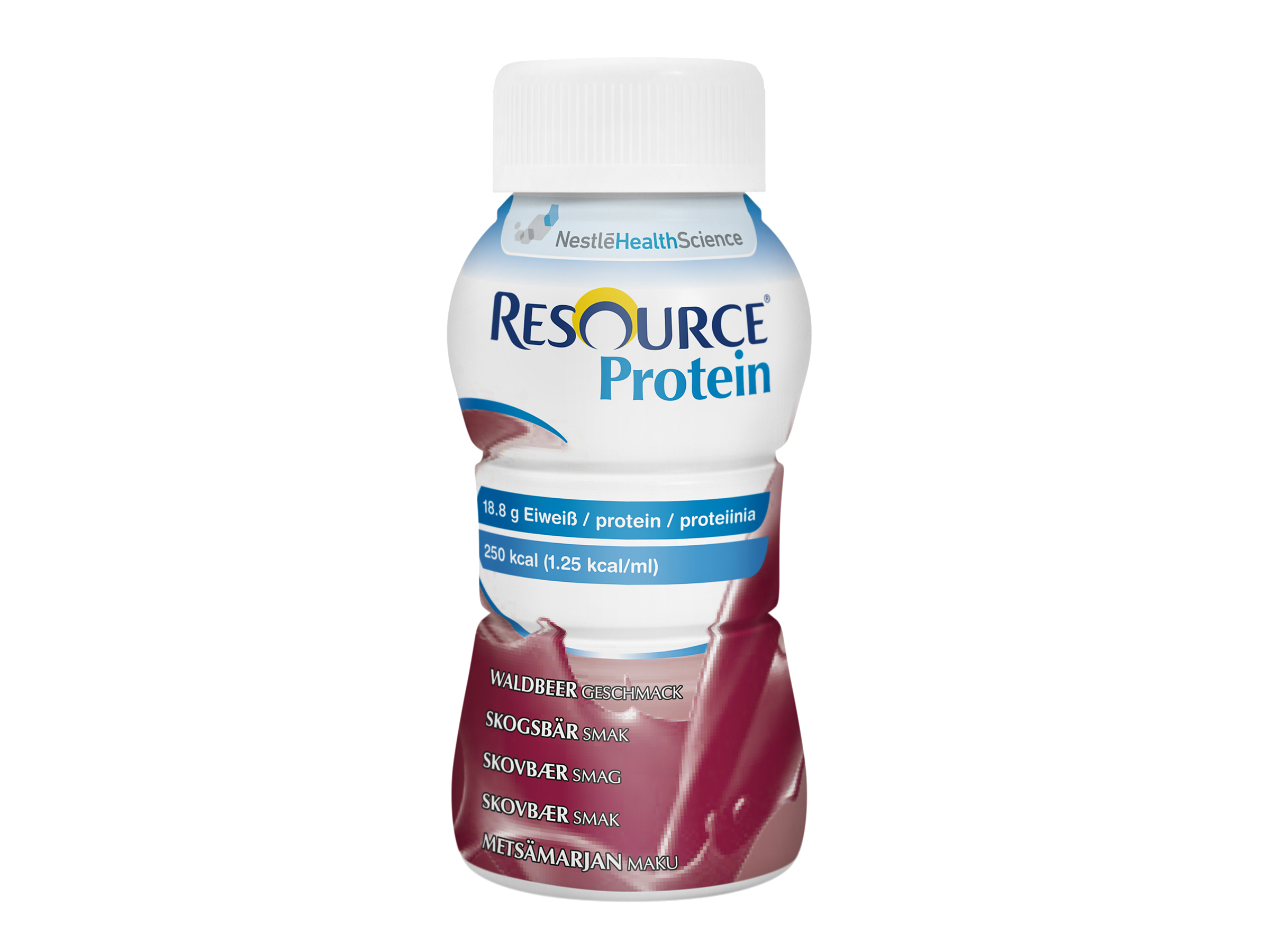 Resource Protein, fullverdig proteinrik næringdrikk, Skogsbær, 4x200 ml