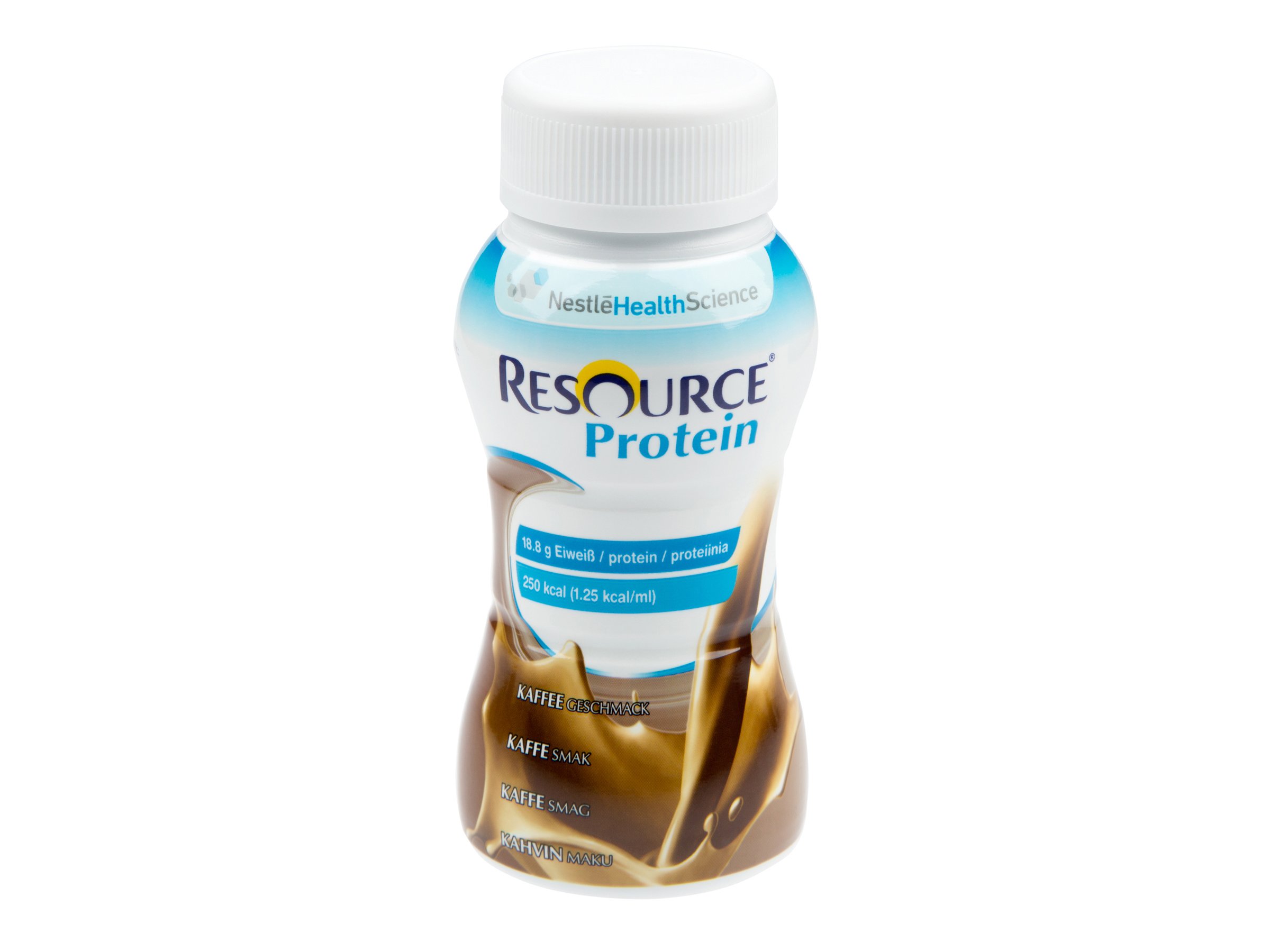 Resource Protein, fullverdig proteinrik næringdrikk, Kaffe, 4x200 ml