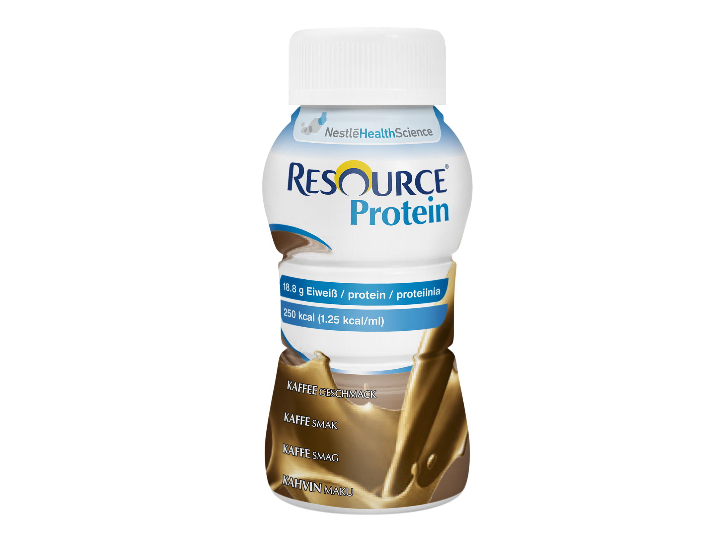 Resource Protein, fullverdig proteinrik næringdrikk, Kaffe 4x200 ml