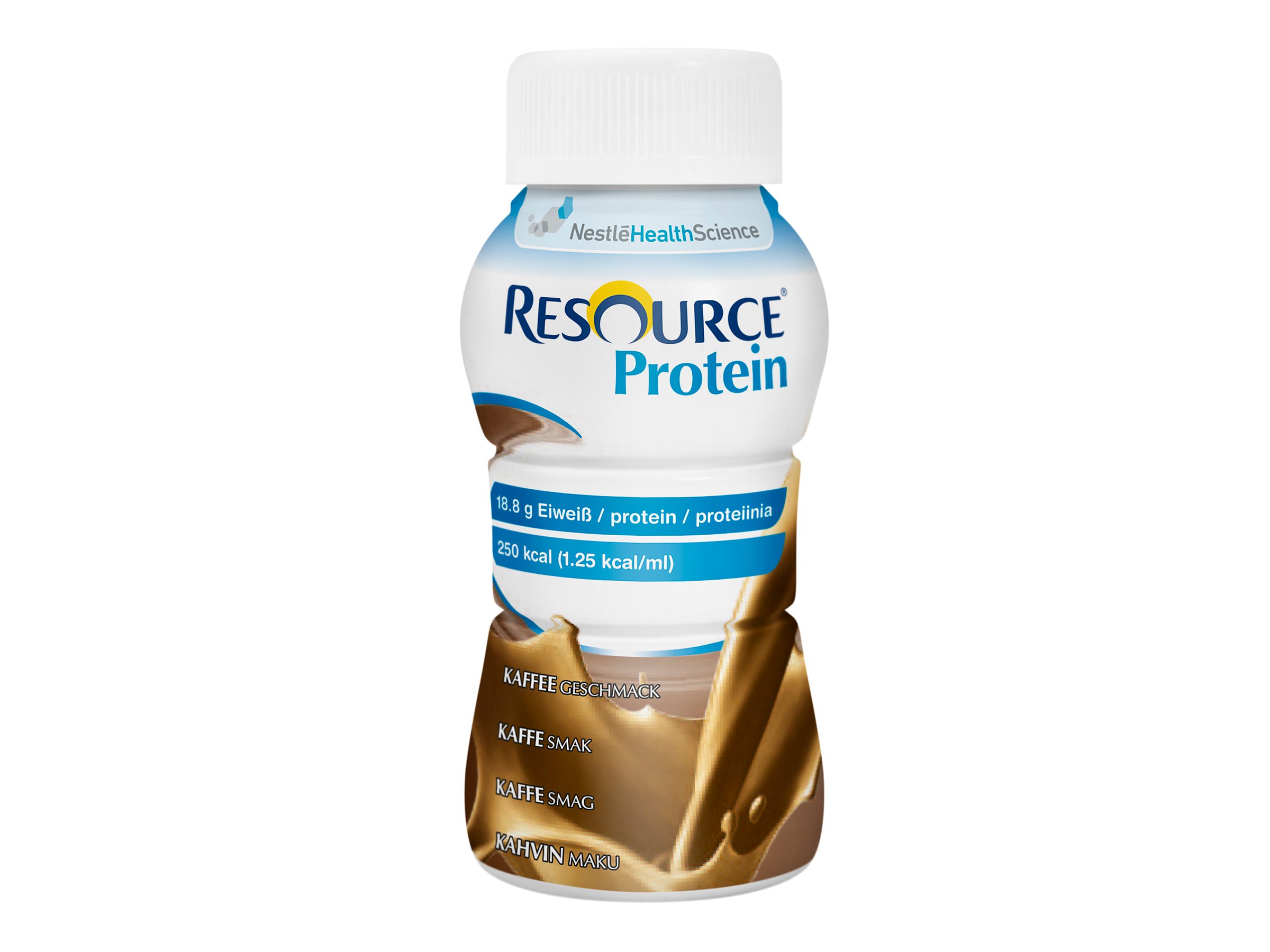 Resource Protein, fullverdig proteinrik næringdrikk, Kaffe 4x200 ml