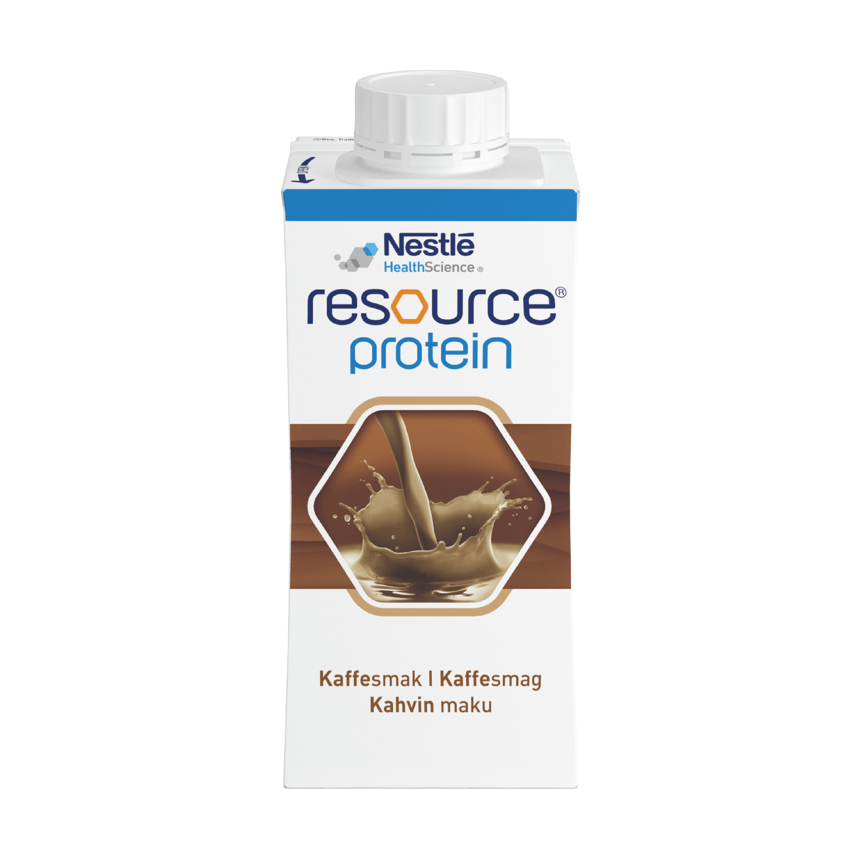 Resource Protein, fullverdig proteinrik næringsdrikk, Kaffe, 4x200 ml